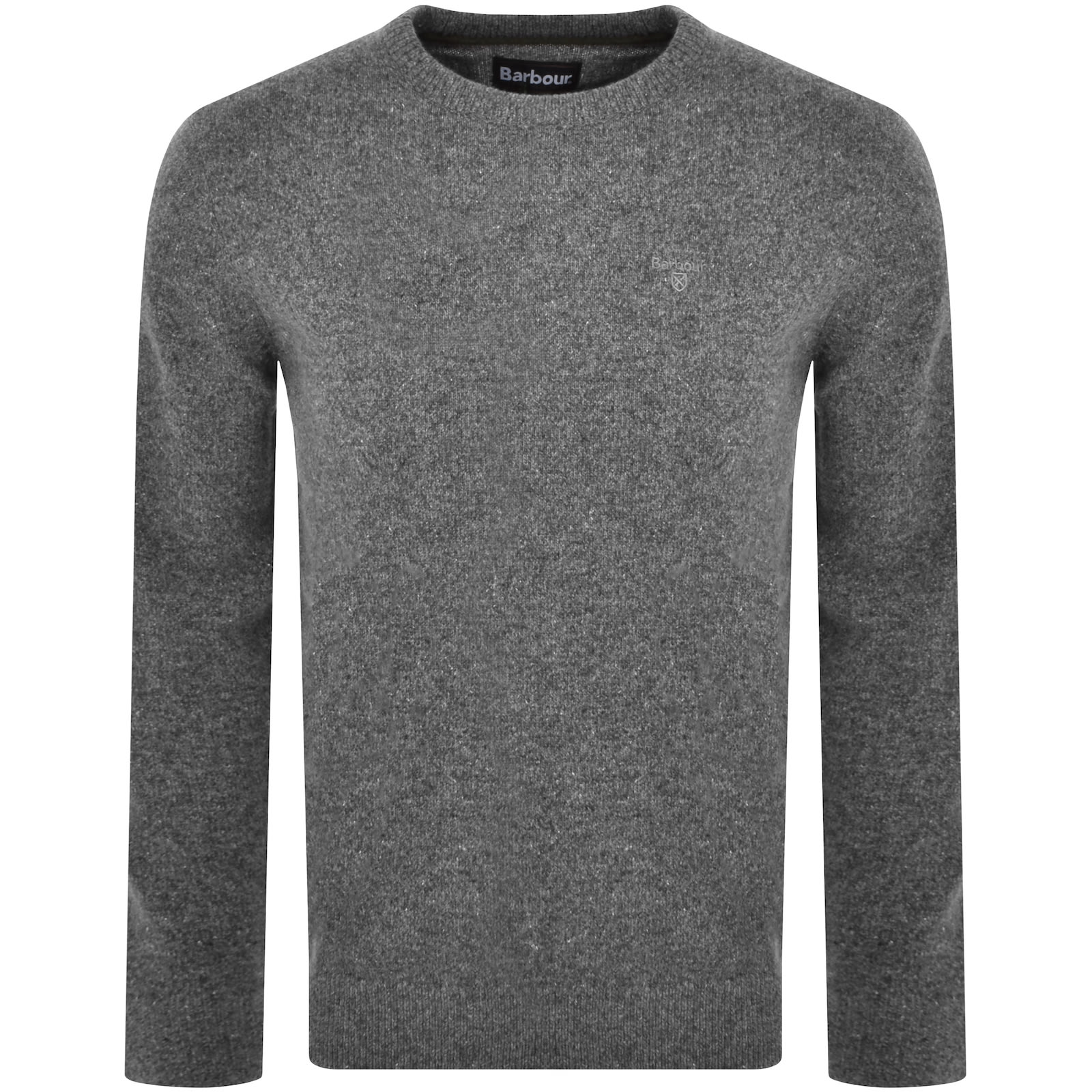 Shop Barbour Tisbury Crew Jumper Grey