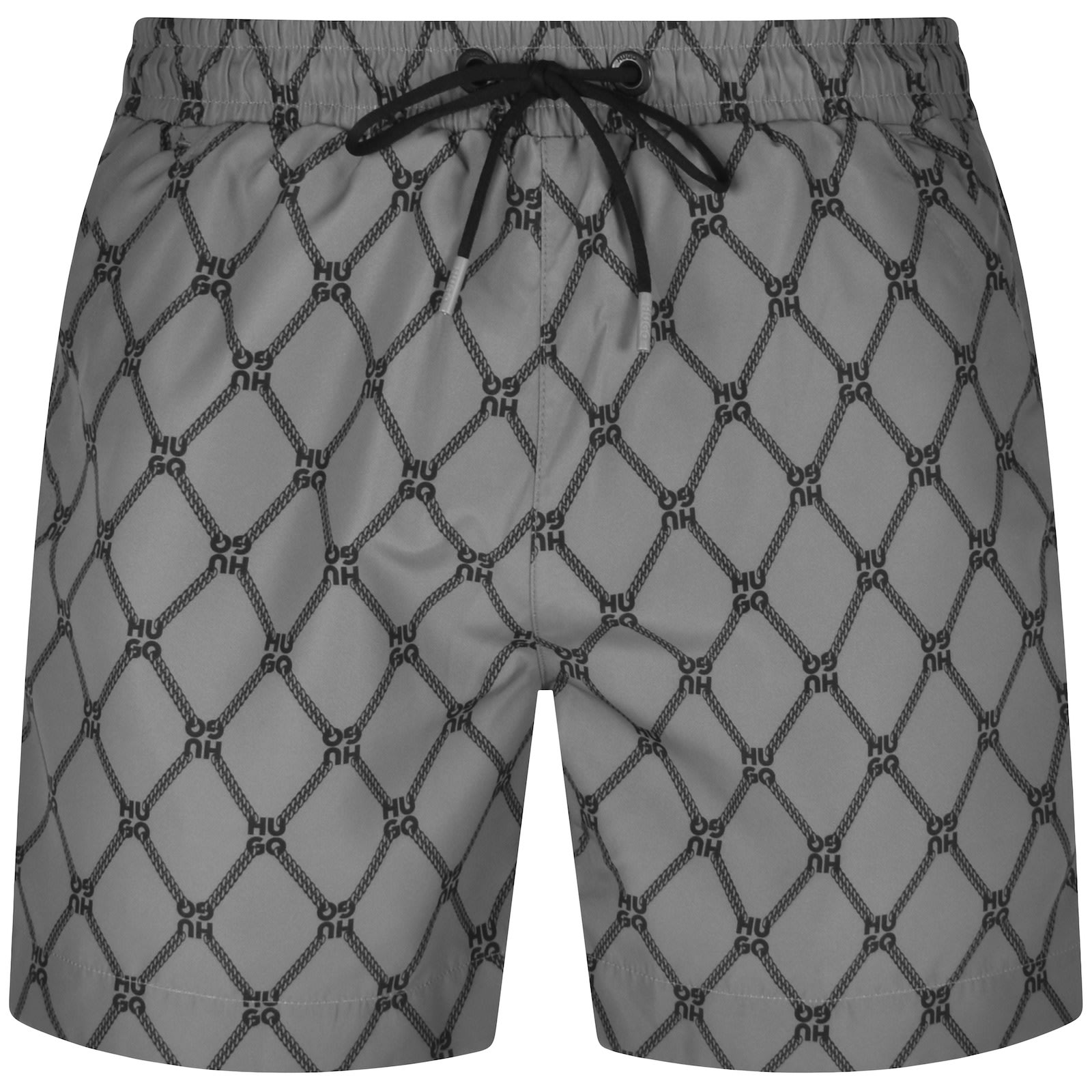 Shop Hugo Sone Swim Shorts Grey