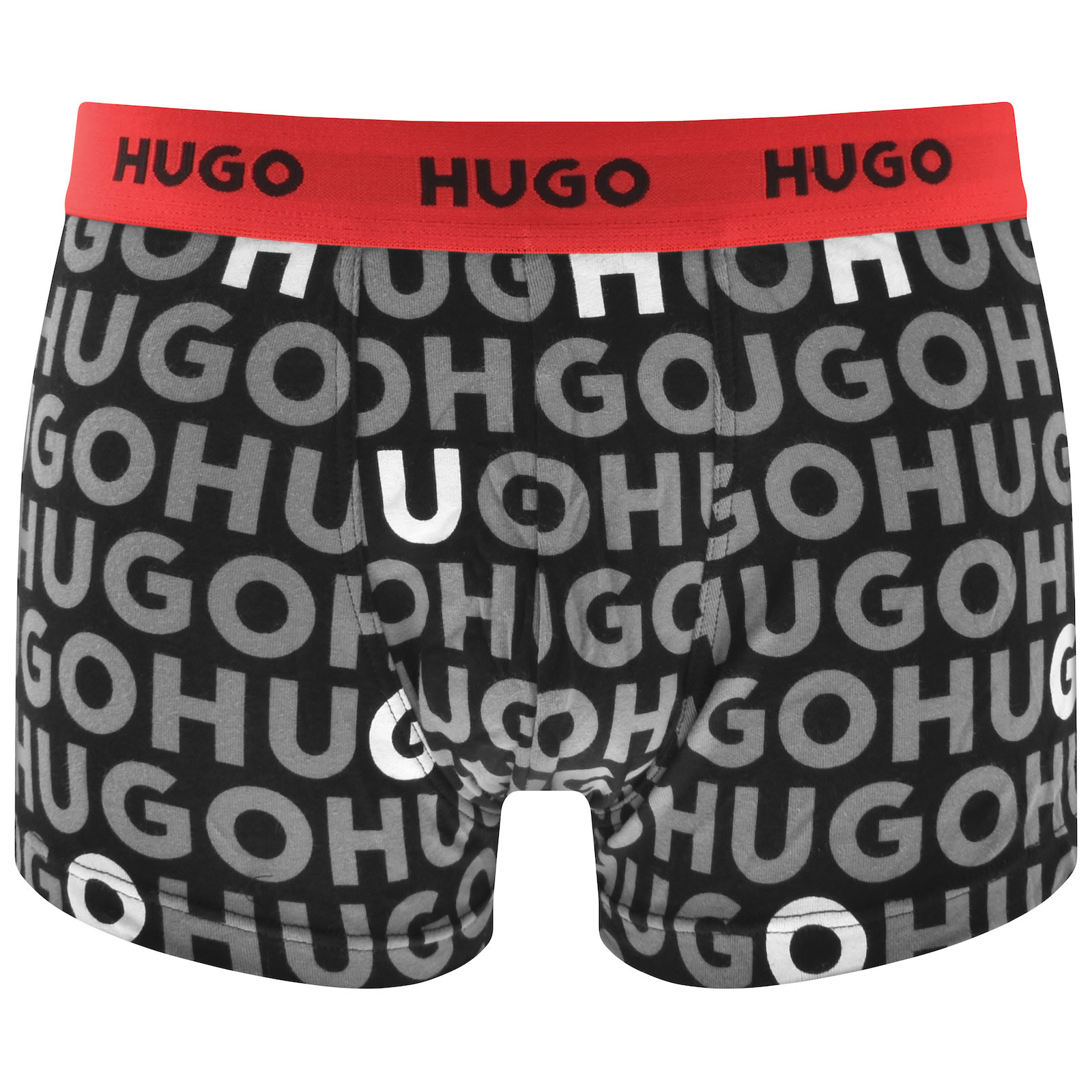 Shop Hugo Underwear 3 Pack Trunks In Black