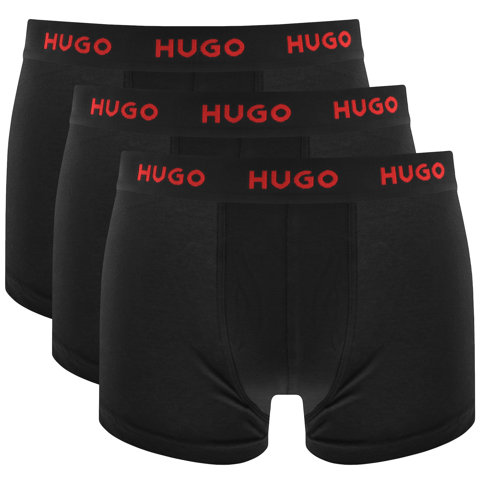 Shop Hugo 3 Pack Trunks In Black