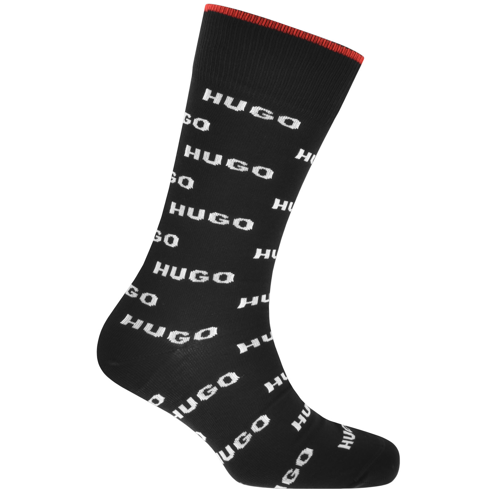 Shop Hugo 5 Pack Gift Set Logo Socks In Black