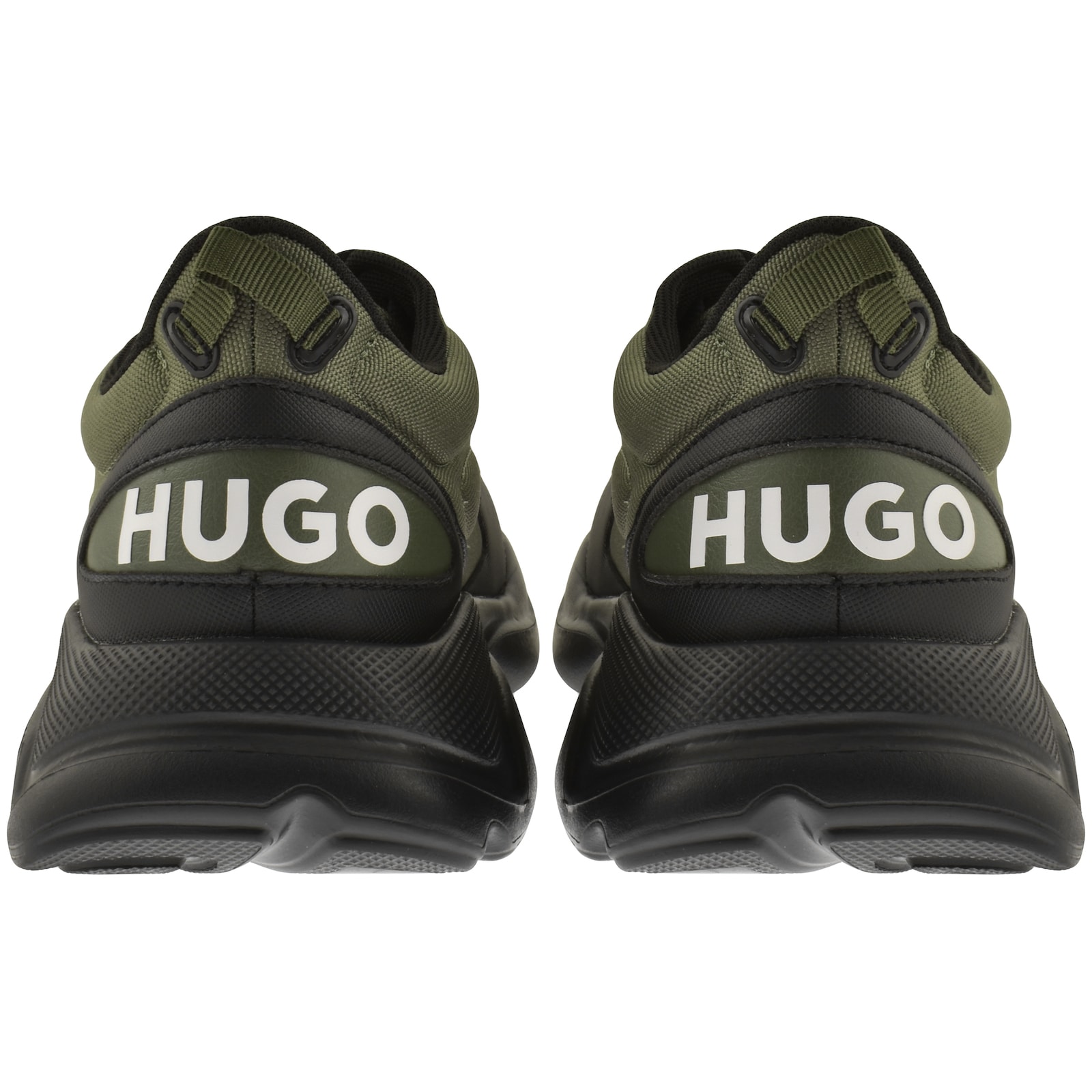 Shop Hugo Leon Runner Trainers Green