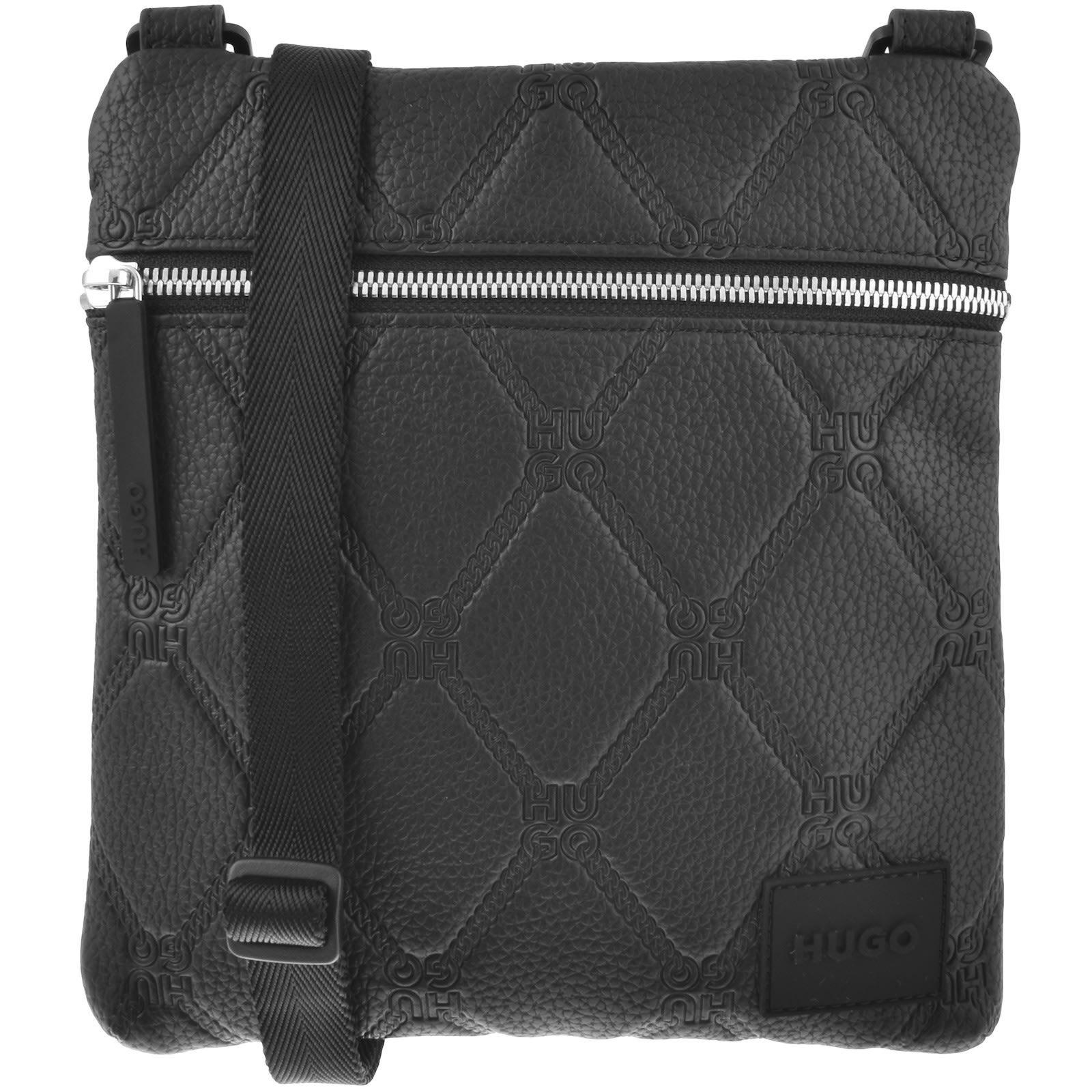 Shop Hugo Ethon Chain Envelope Bag Black