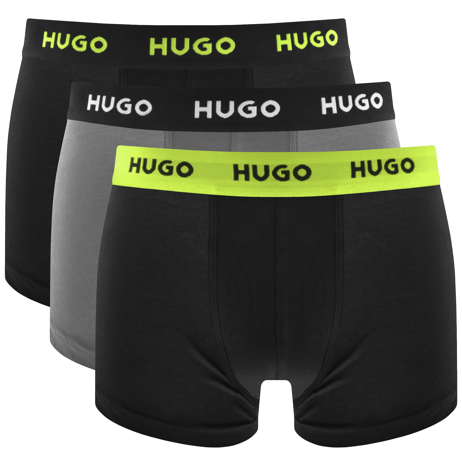 Shop Hugo 3 Pack Trunks In Black