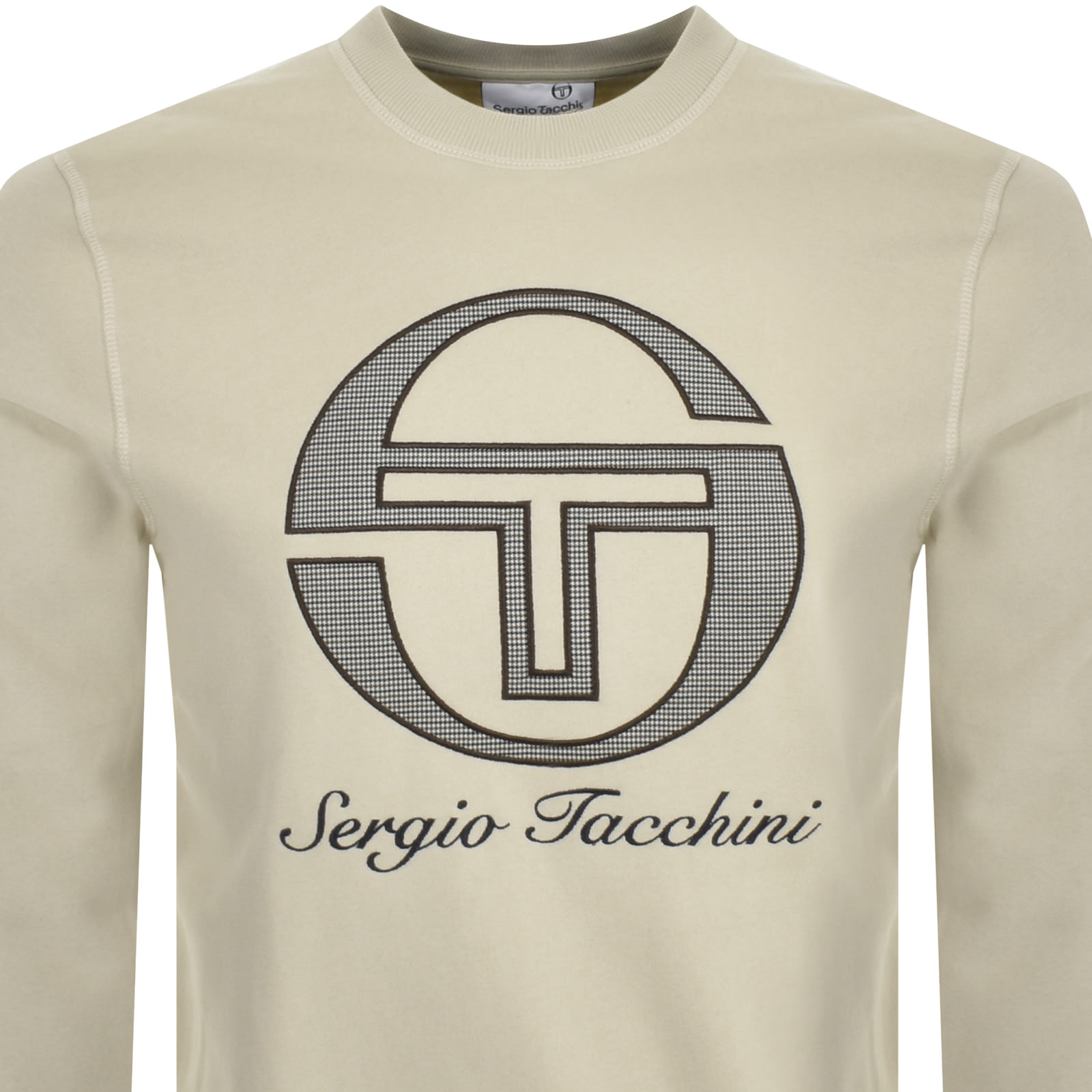 Shop Sergio Tacchini Cochet Sweatshirt Cream