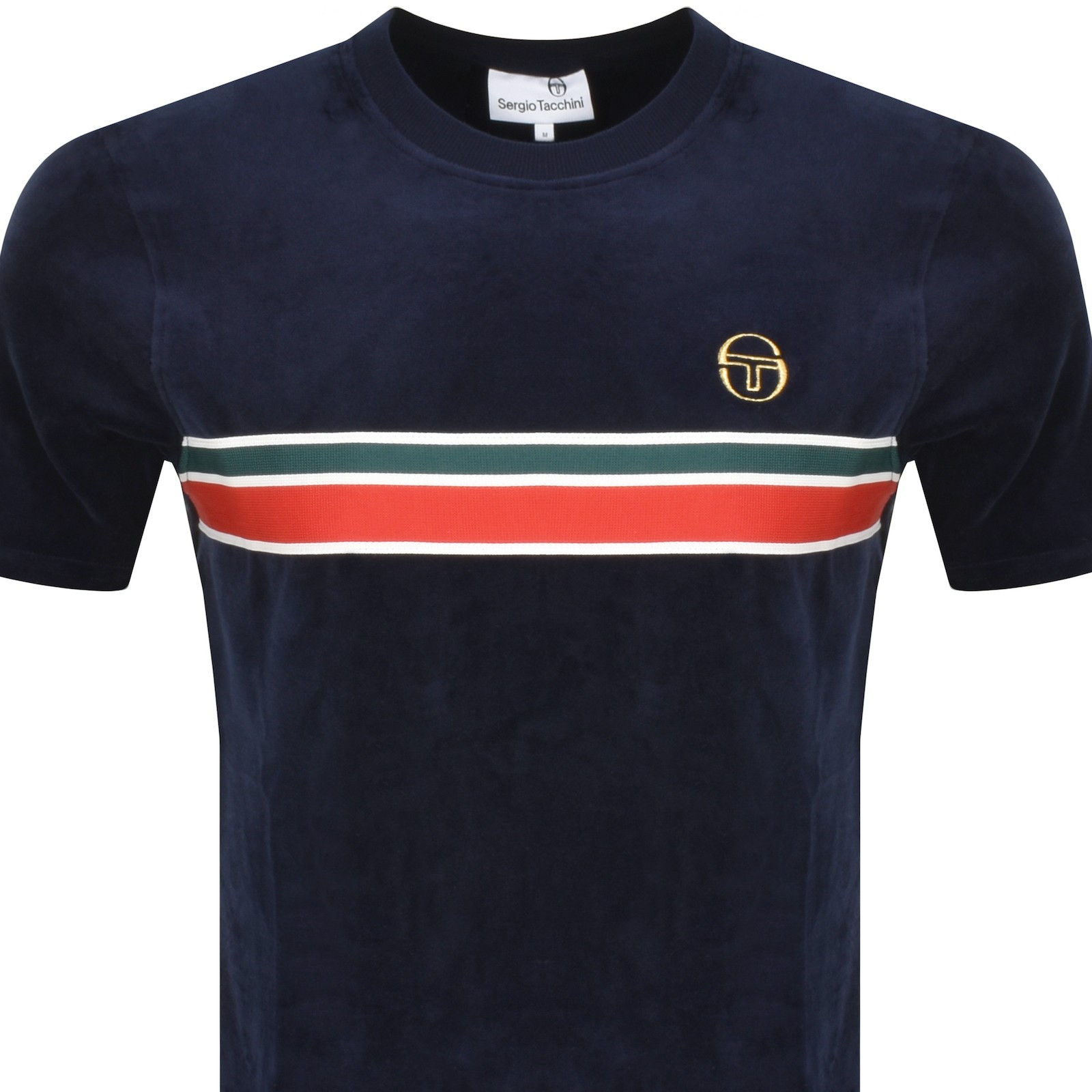 Shop Sergio Tacchini Ayme T Shirt Navy