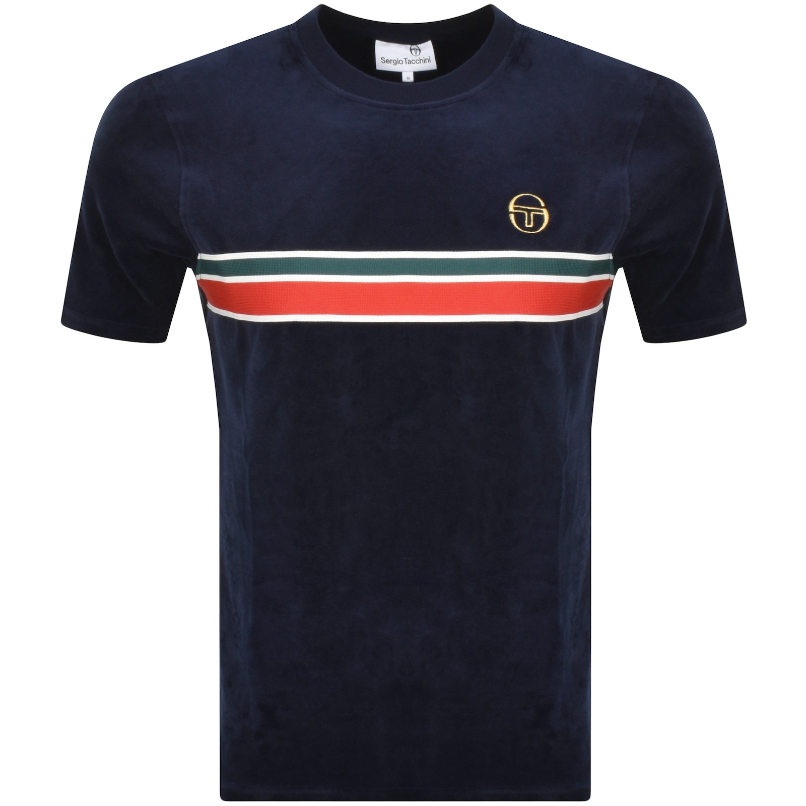 Shop Sergio Tacchini Ayme T Shirt Navy