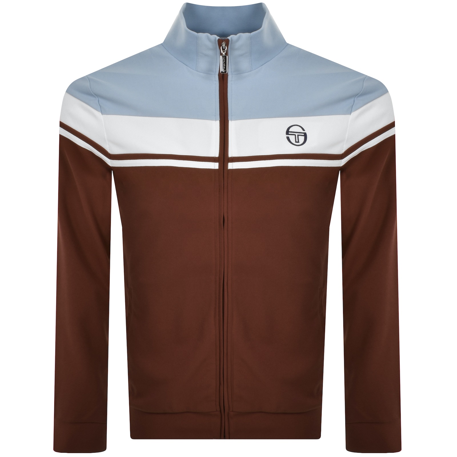 Shop Sergio Tacchini Damarindo Track Top Brown