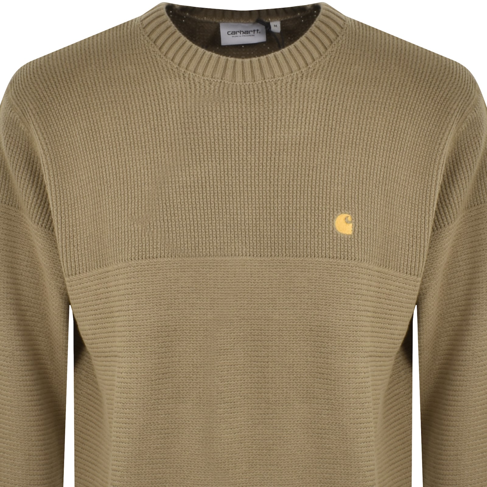 Shop Carhartt Wip Chane Knit Jumper Brown