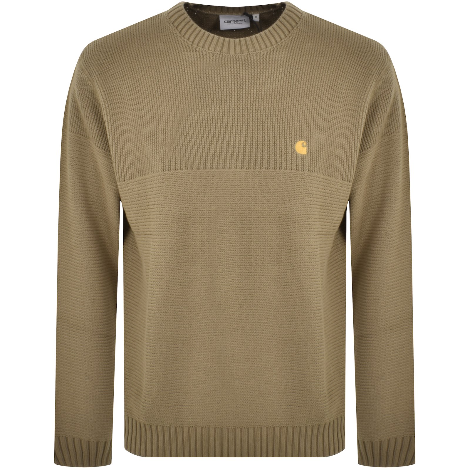 Shop Carhartt Wip Chane Knit Jumper Brown