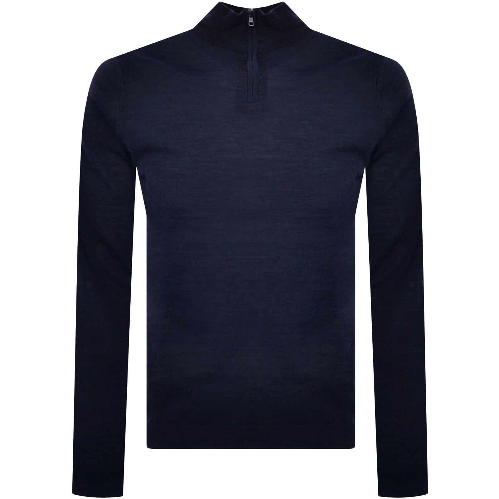 Oliver Sweeney Curragh Quarter Zip Jumper Navy In Navy