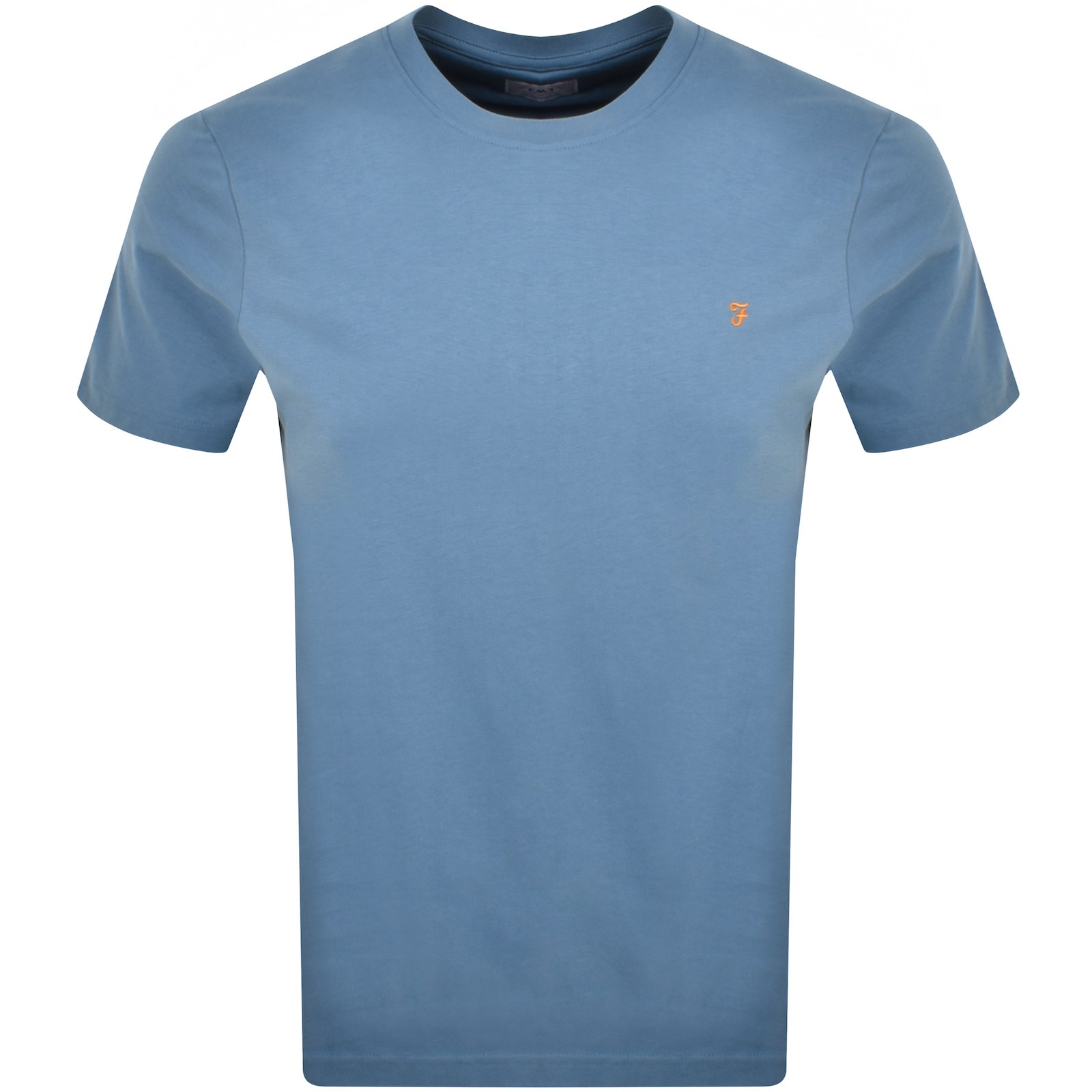 Shop Farah Vintage Danny T Shirt Blue