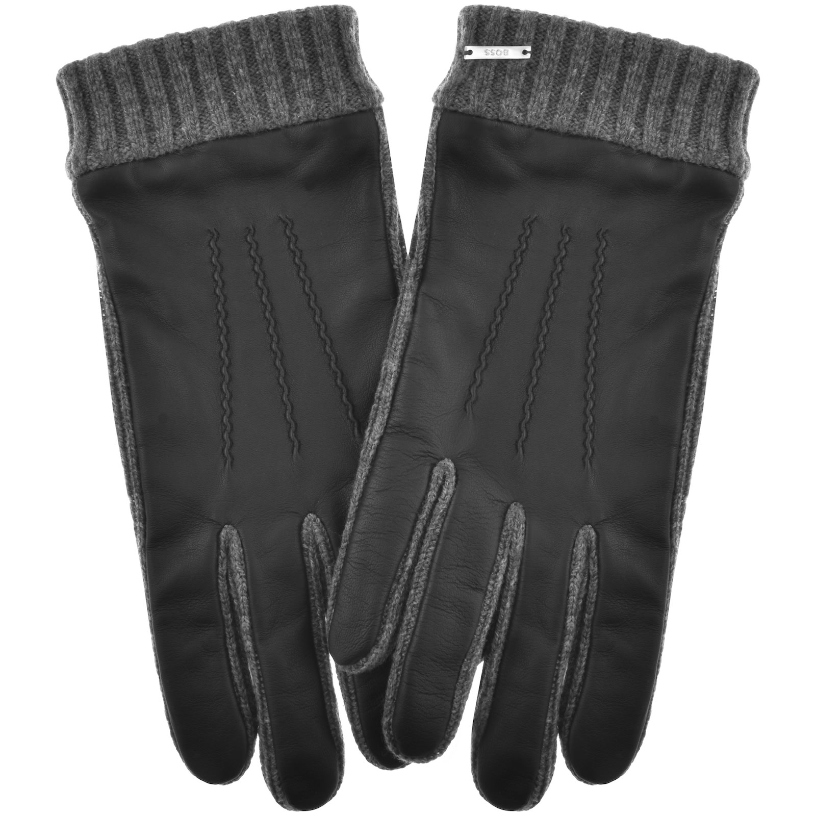 Shop Boss Business Boss Hyden Logo Trim Gloves Black