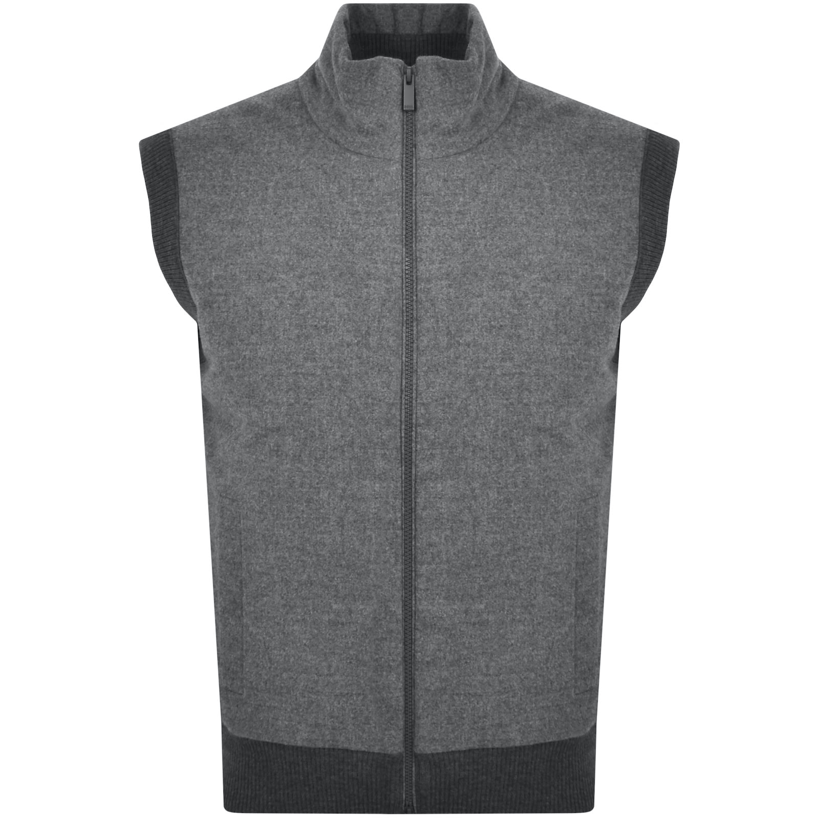 Shop Boss Business Boss P Eflanolo Knit Gilet Grey