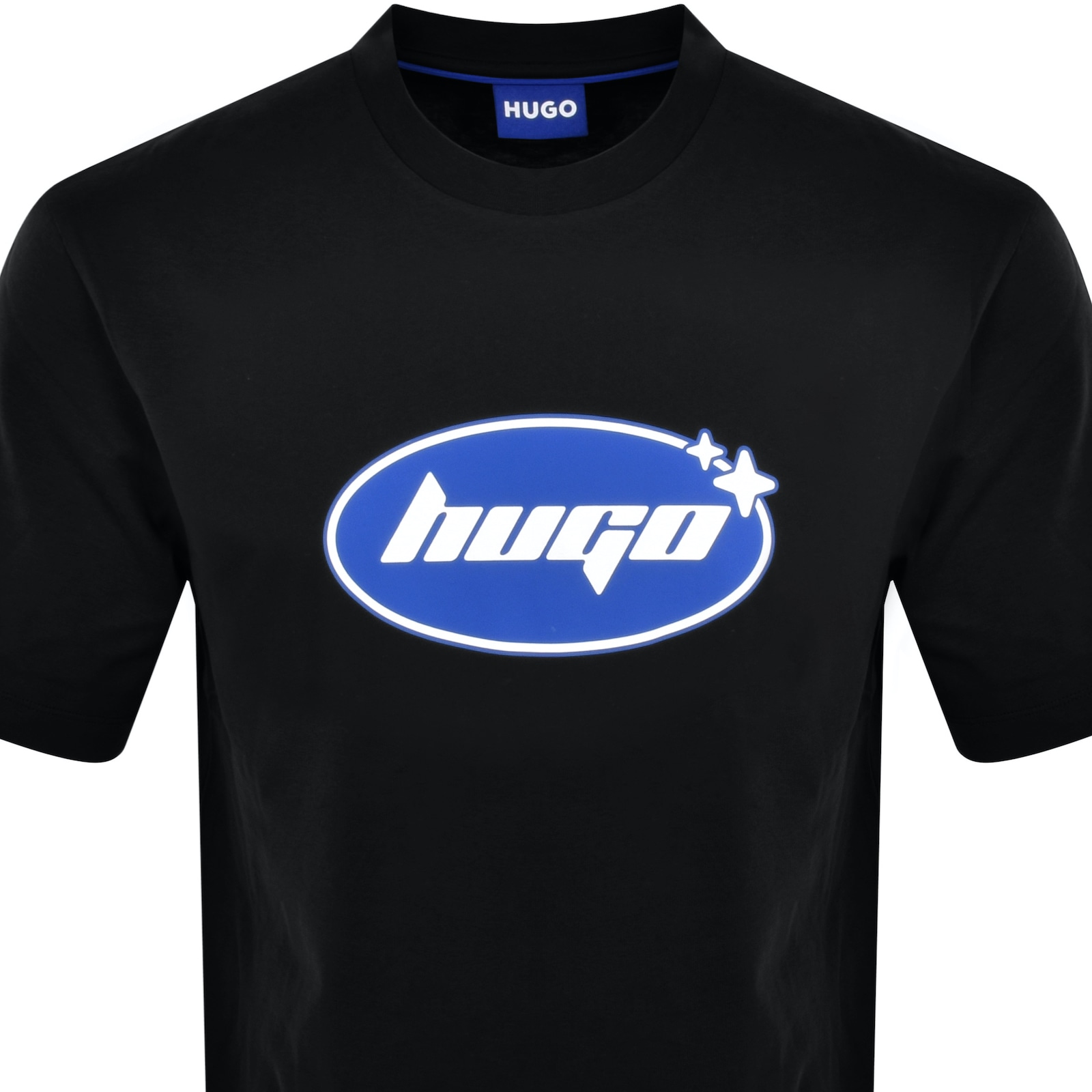 Shop Hugo Blue Nugoclean T Shirt Black