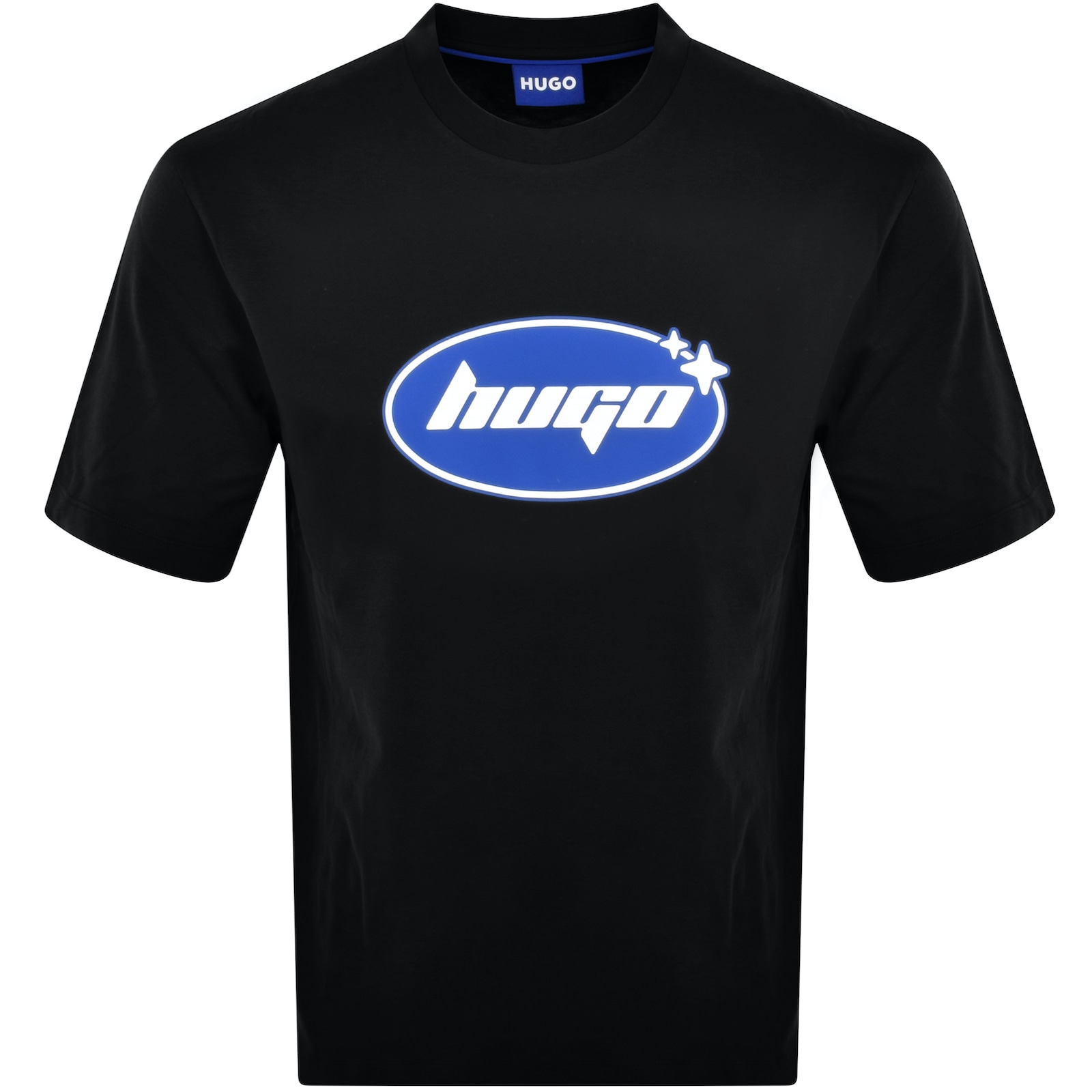 Shop Hugo Blue Nugoclean T Shirt Black