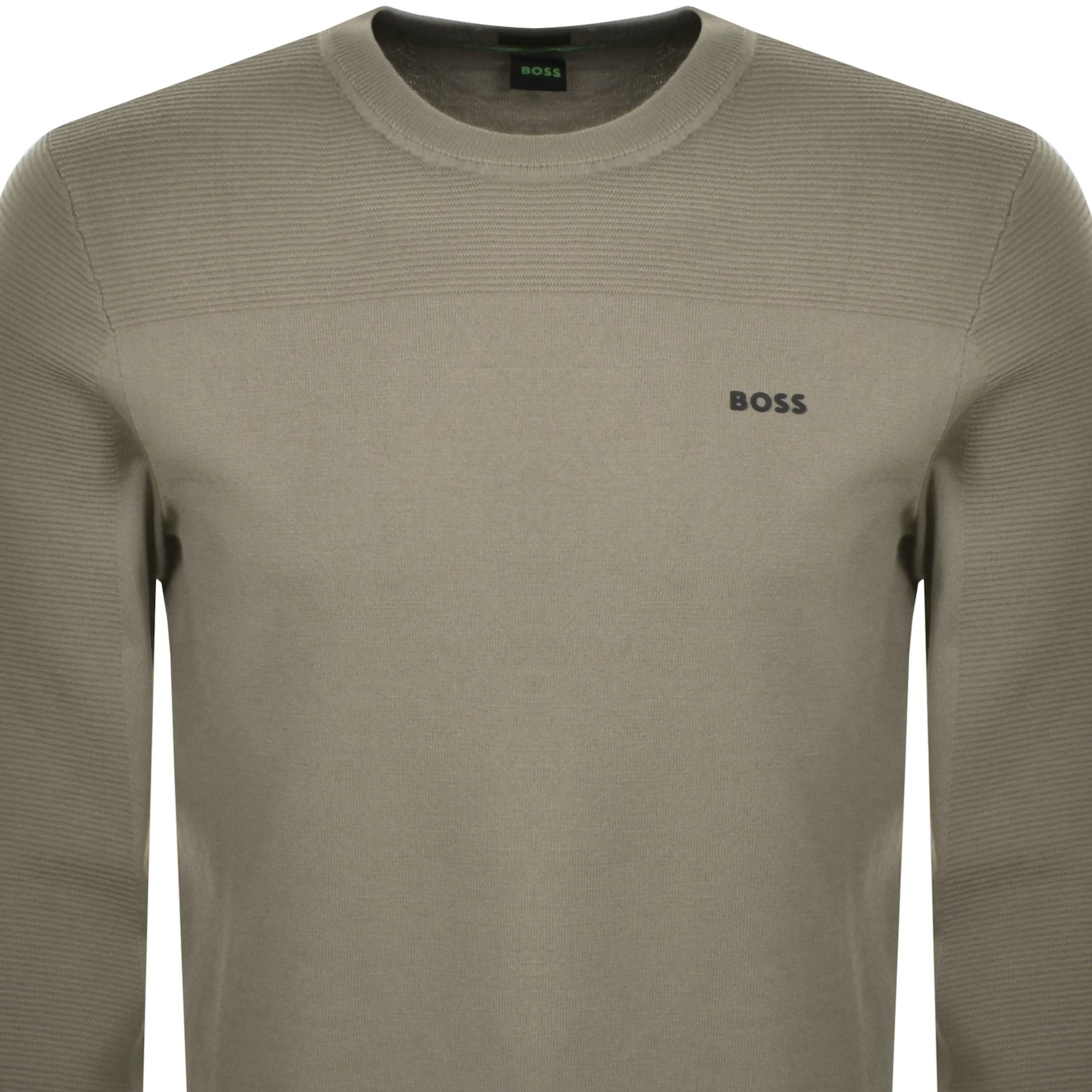 Shop Boss Athleisure Boss Momentum X Knit Jumper Khaki