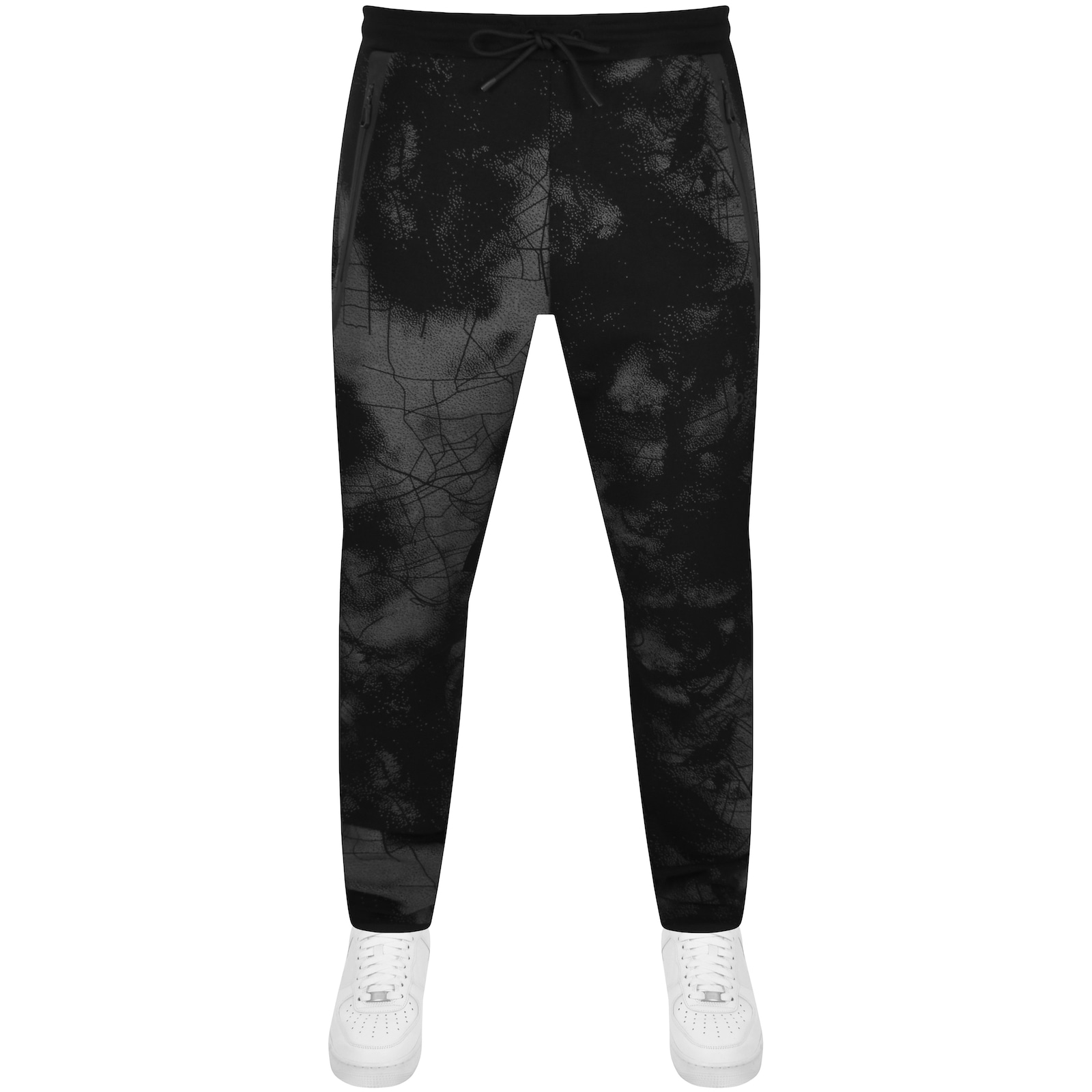 BOSS ATHLEISURE BOSS HAVION JOGGERS BLACK