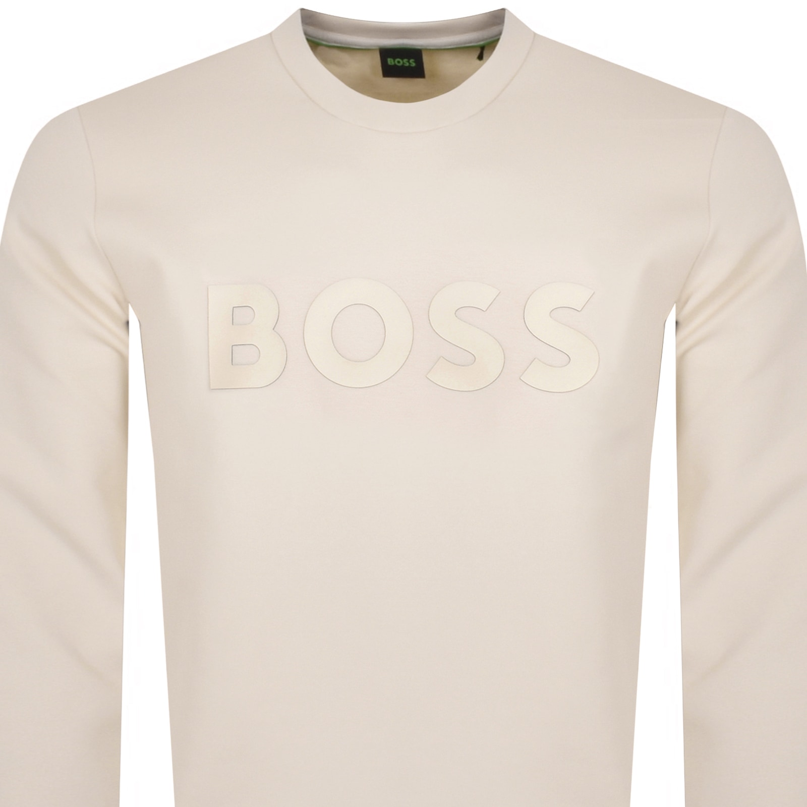 Shop Boss Athleisure Boss Salbo Sweatshirt Beige