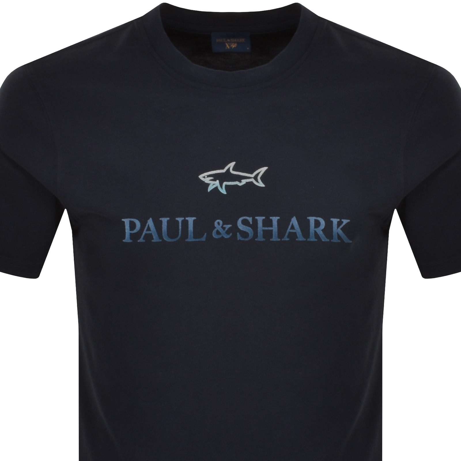 Shop Paul &amp; Shark Paul And Shark Logo T Shirt Navy