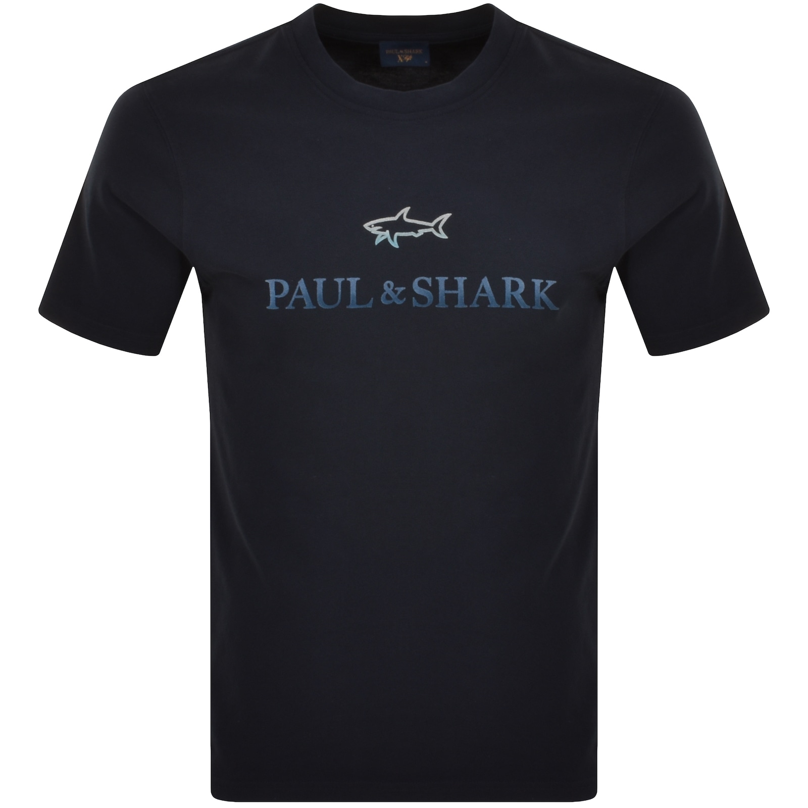 Shop Paul &amp; Shark Paul And Shark Logo T Shirt Navy