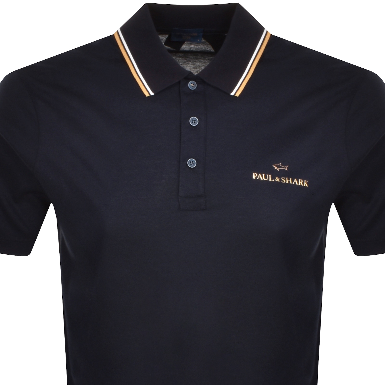 Shop Paul &amp; Shark Paul And Shark Short Sleeved Polo T Shirt Navy