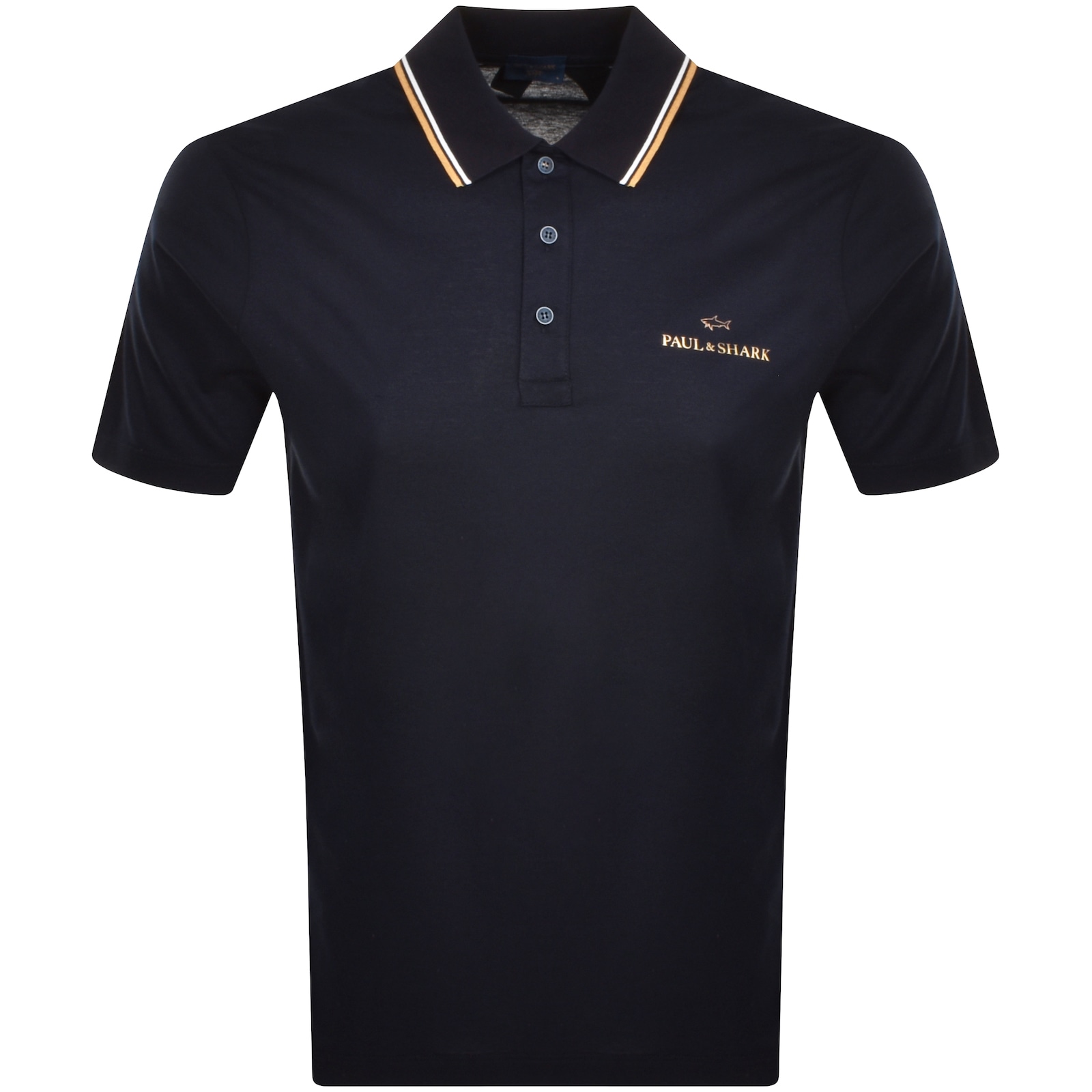 Shop Paul &amp; Shark Paul And Shark Short Sleeved Polo T Shirt Navy