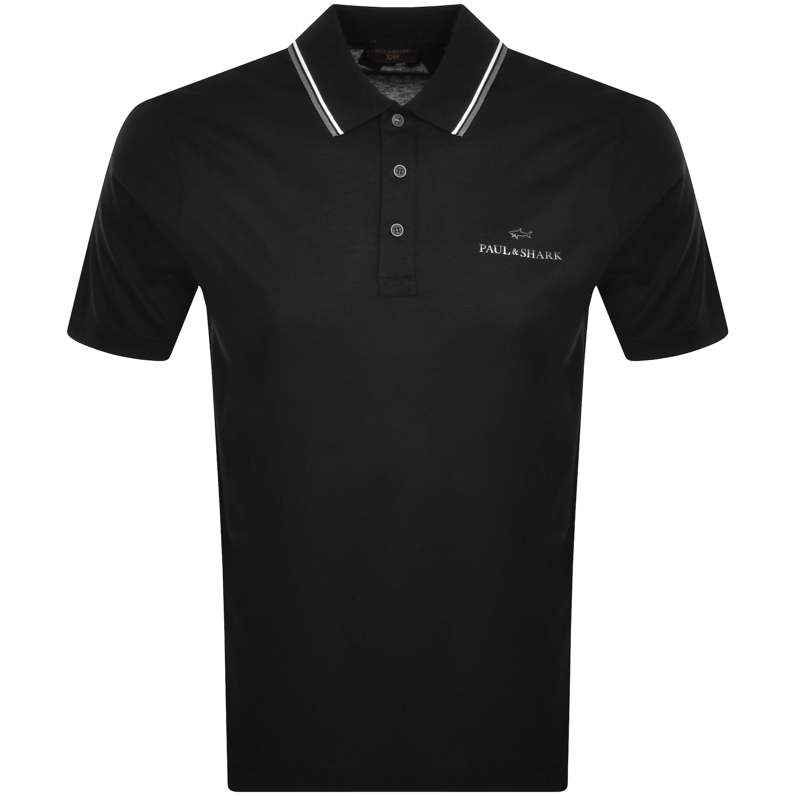 Shop Paul &amp; Shark Paul And Shark Short Sleeved Polo T Shirt Black