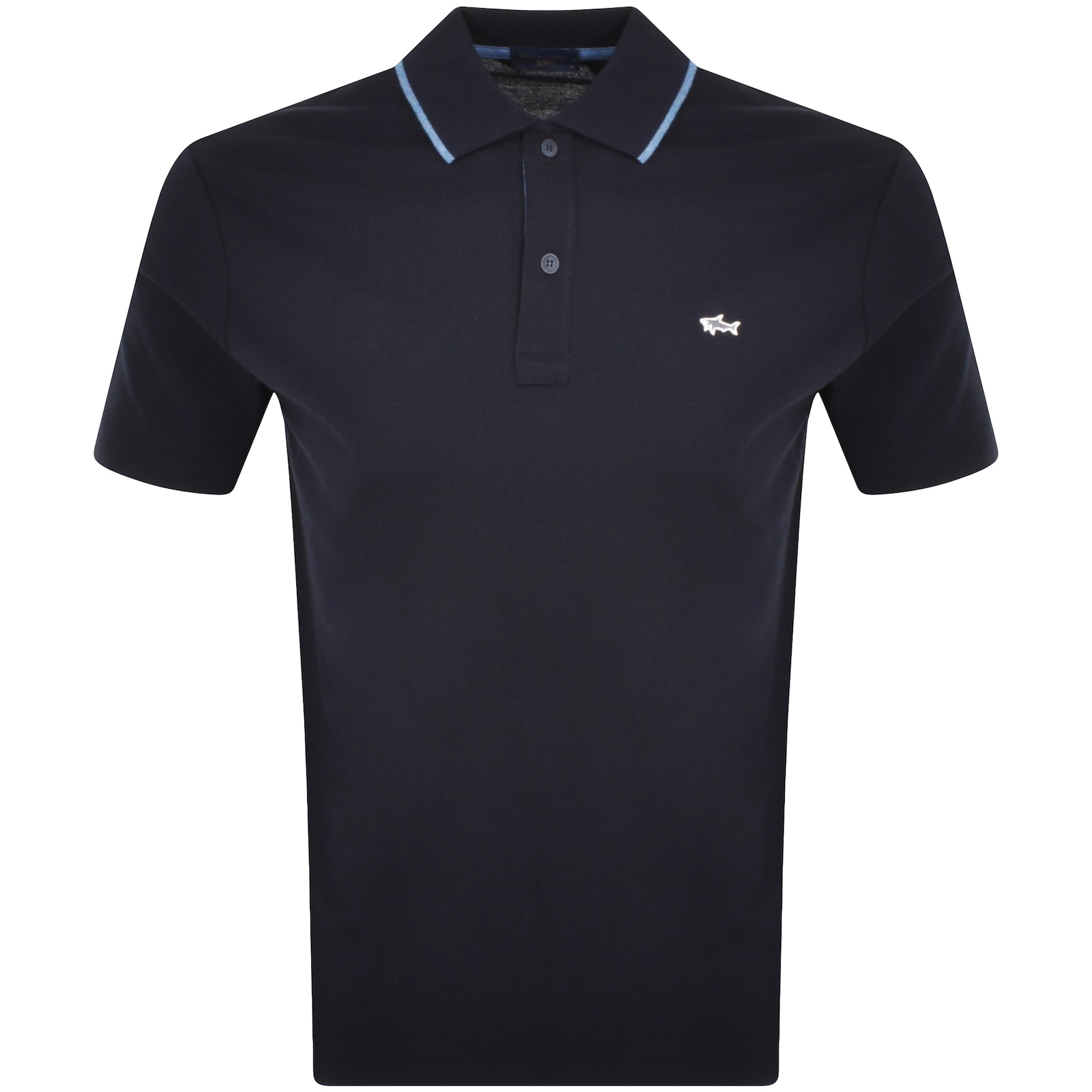 Shop Paul &amp; Shark Paul And Shark Pique Polo T Shirt Navy