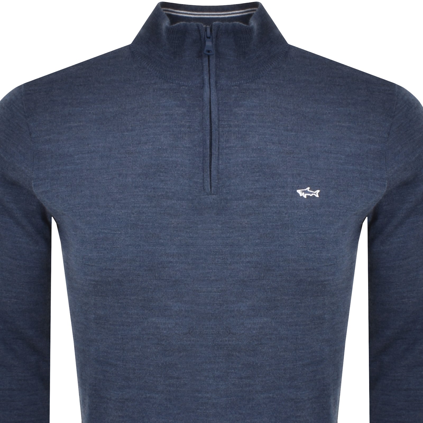 Shop Paul &amp; Shark Paul And Shark Wool Knit Jumper Blue