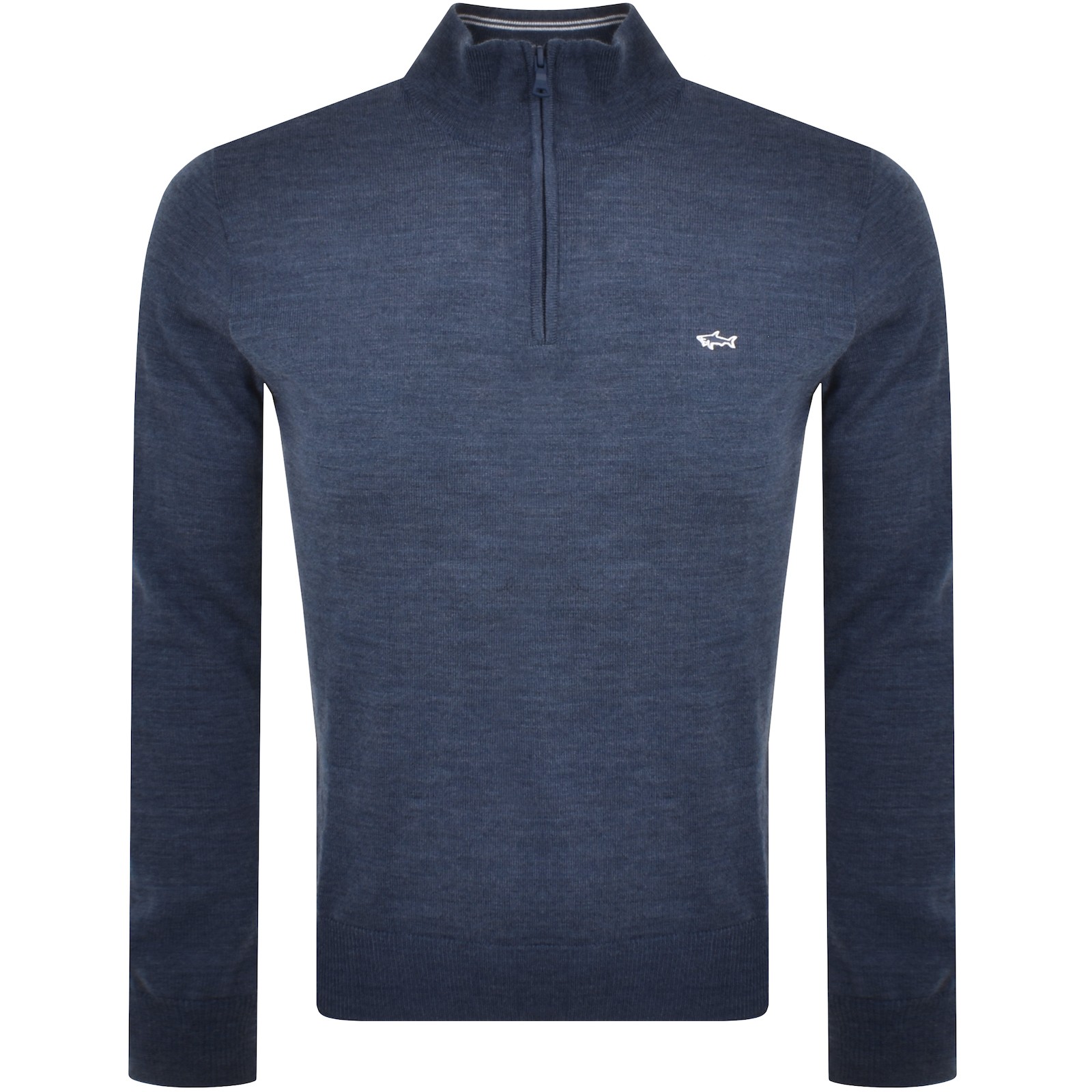 Shop Paul &amp; Shark Paul And Shark Wool Knit Jumper Blue