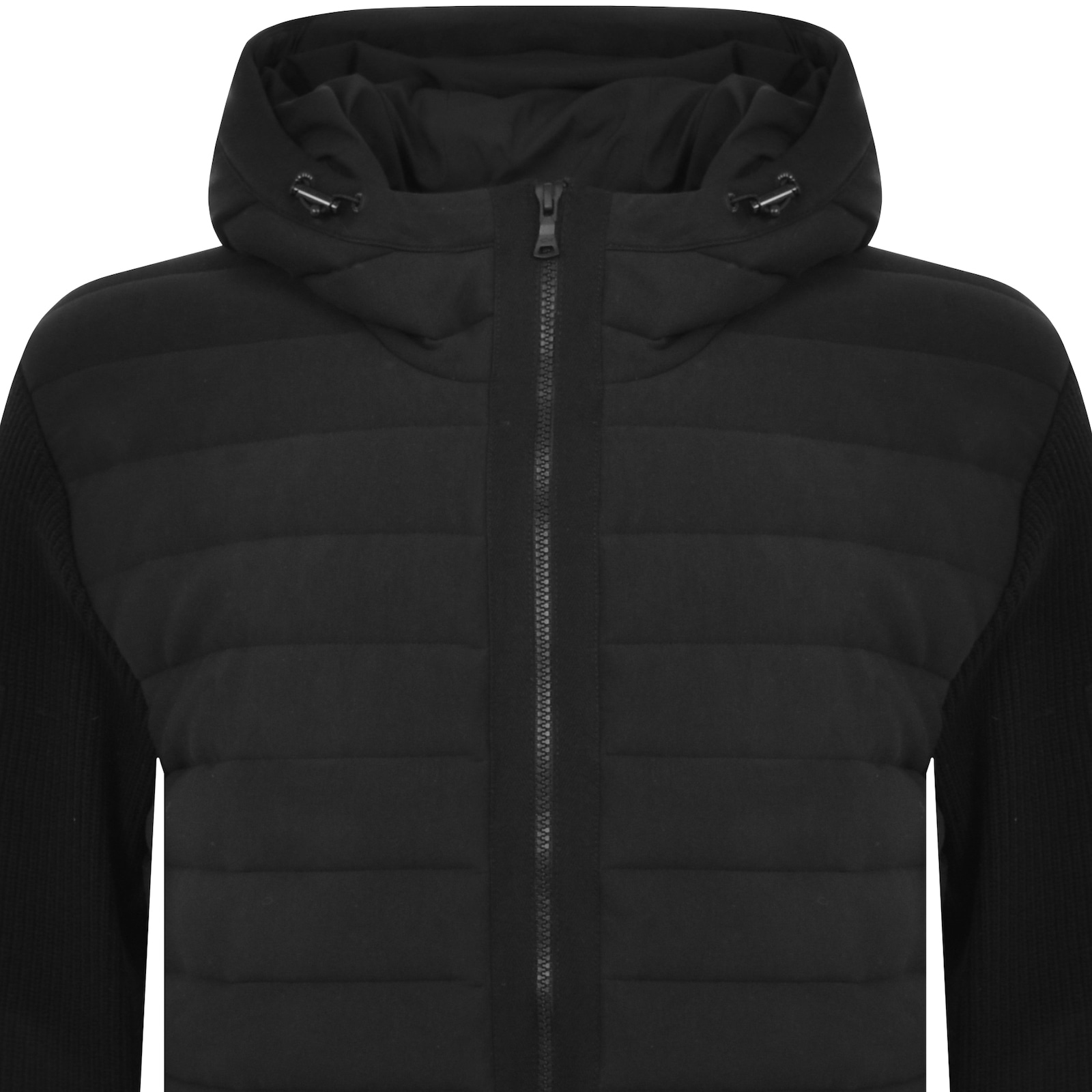 Paul & Shark Paul And Shark Wool Full Zip Hoodie Black In Black