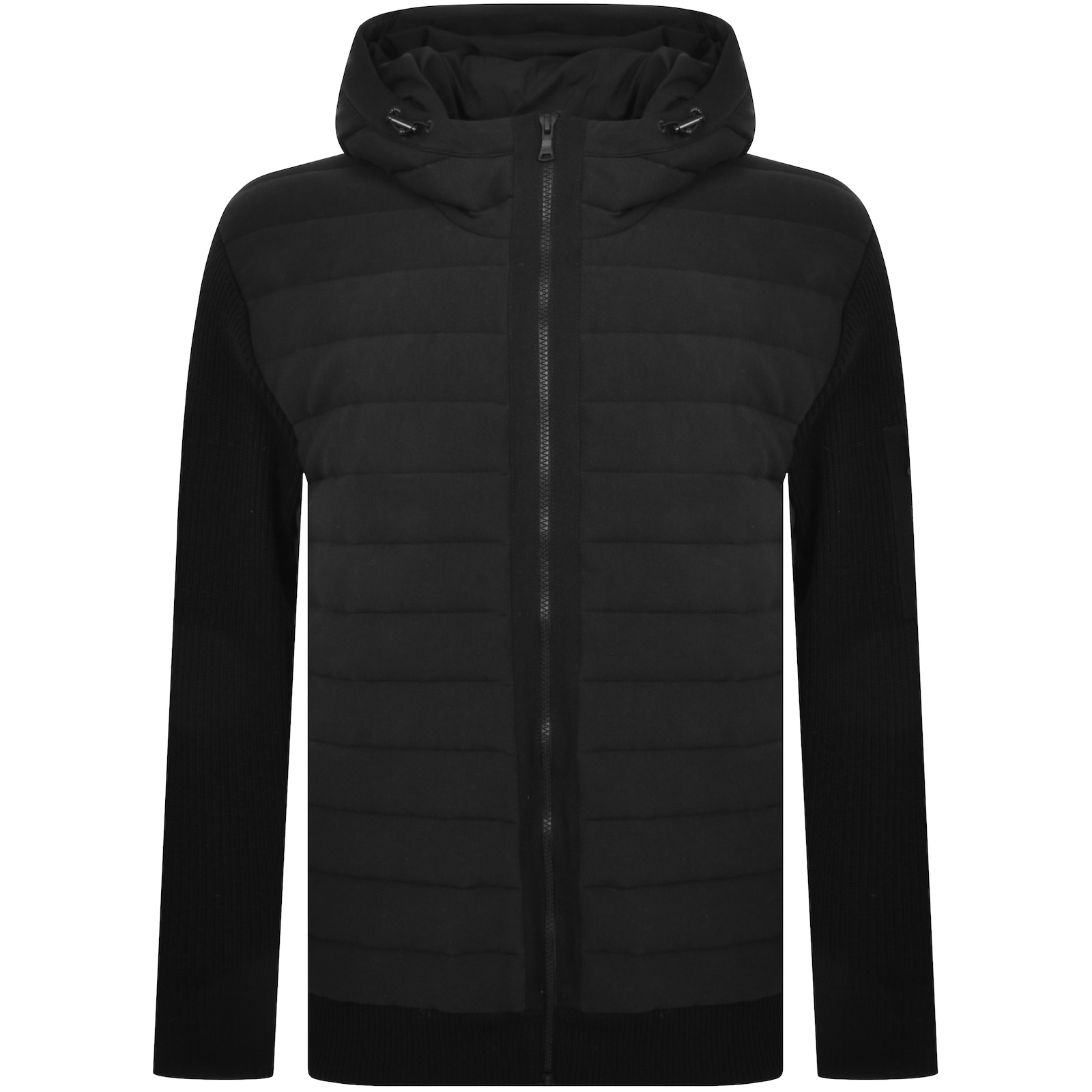 Paul & Shark Paul And Shark Wool Full Zip Hoodie Black In Black