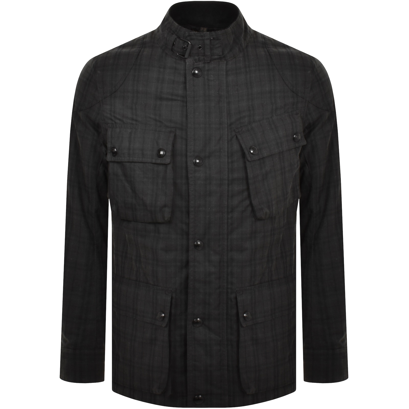 Belstaff Fieldmaster Jacket Charcoal Black In Black