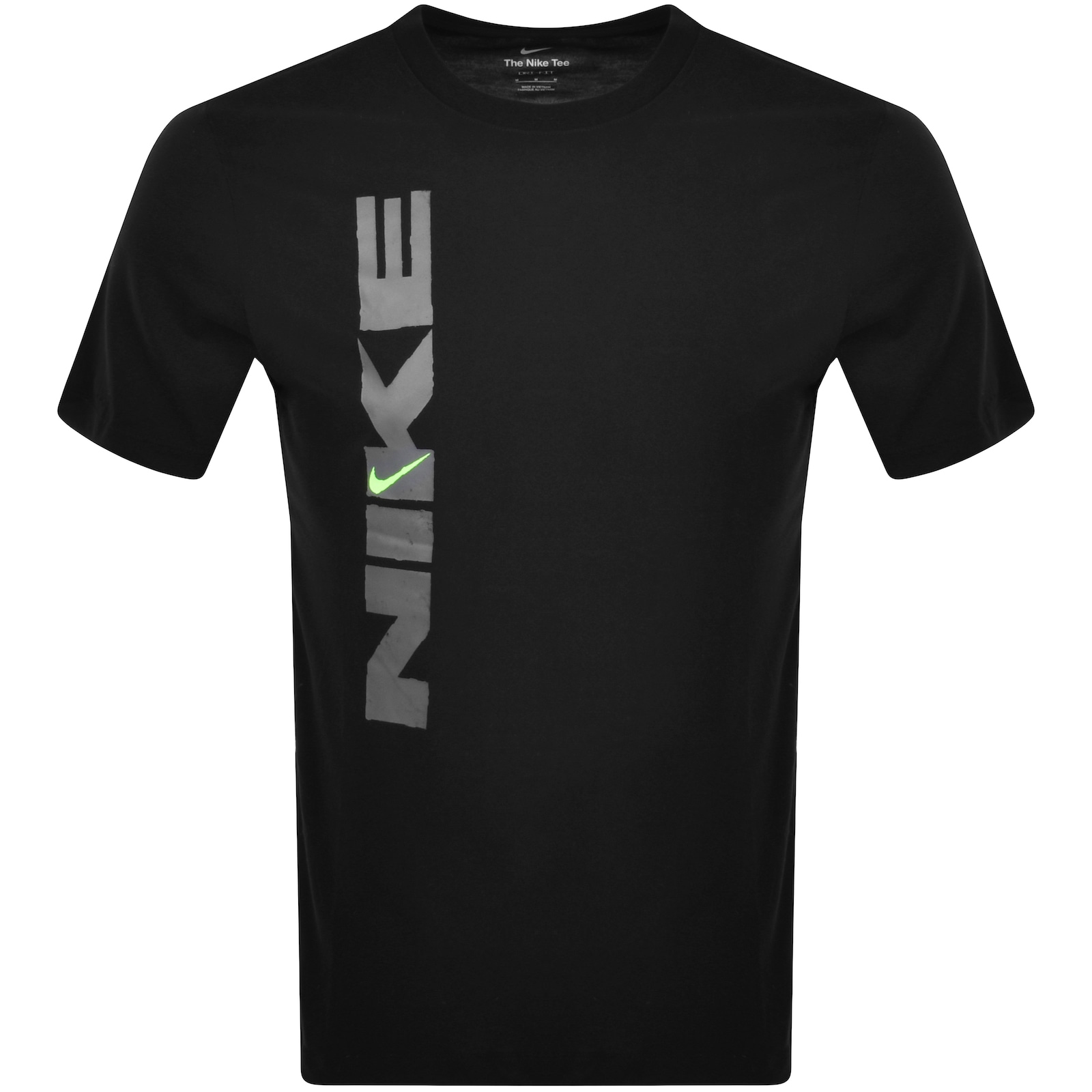 Shop Nike Training Drifit Vintage Fitness T Shirt Black