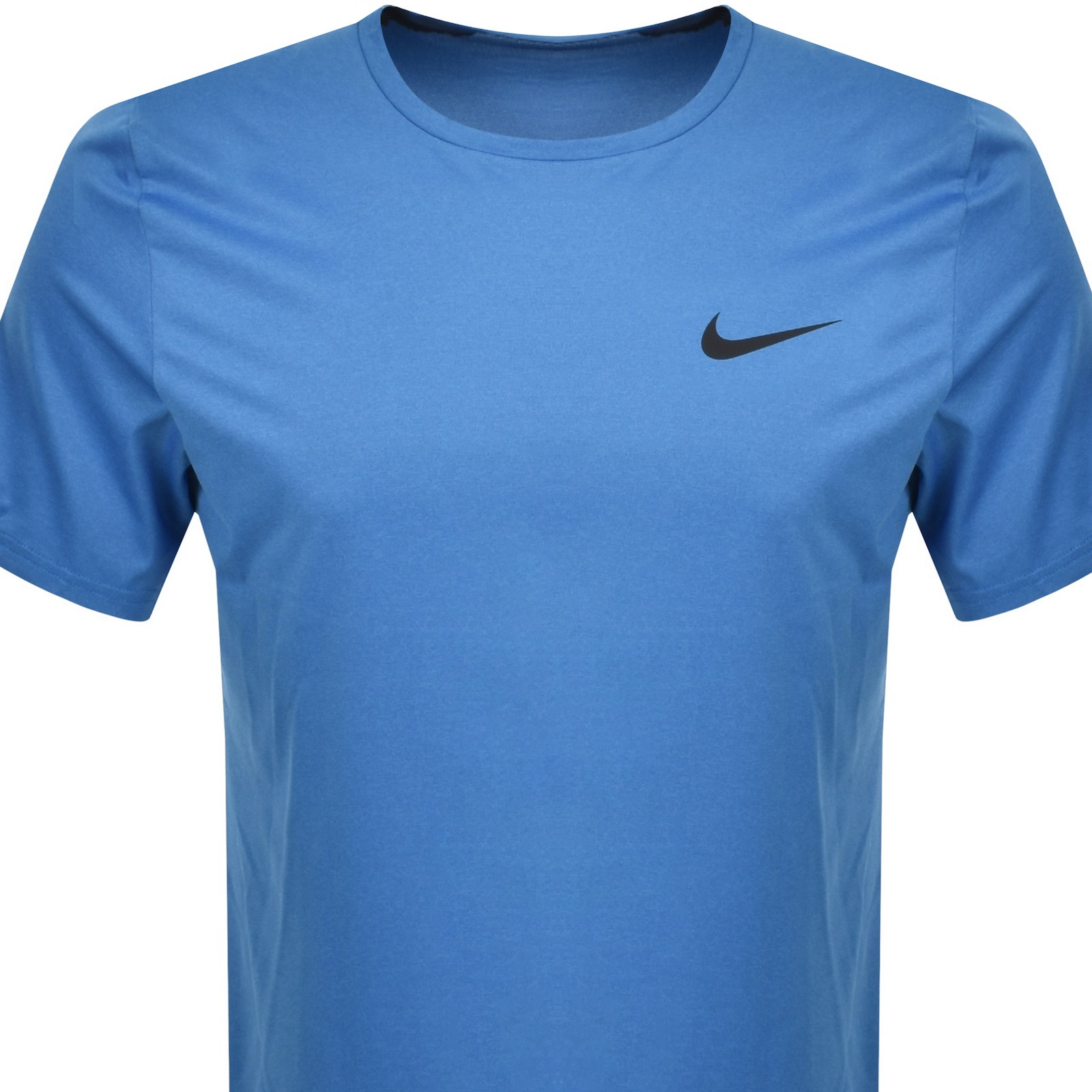 Shop Nike Training Dri Fit Logo T Shirt Blue