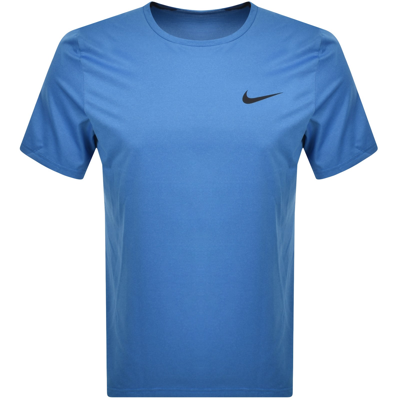 Shop Nike Training Dri Fit Logo T Shirt Blue