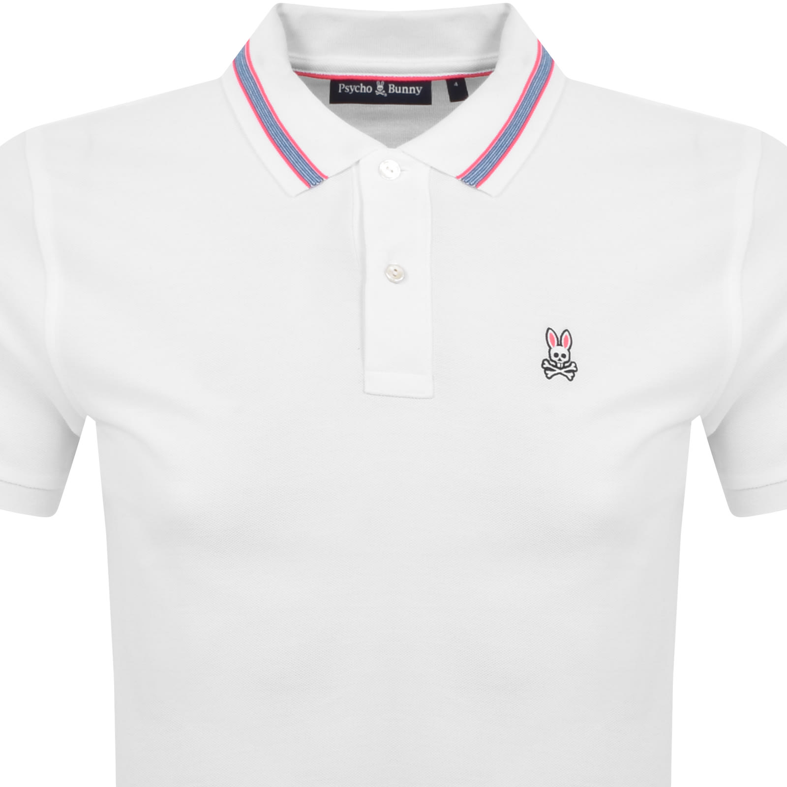 Shop Psycho Bunny Walter Polo T Shirt White