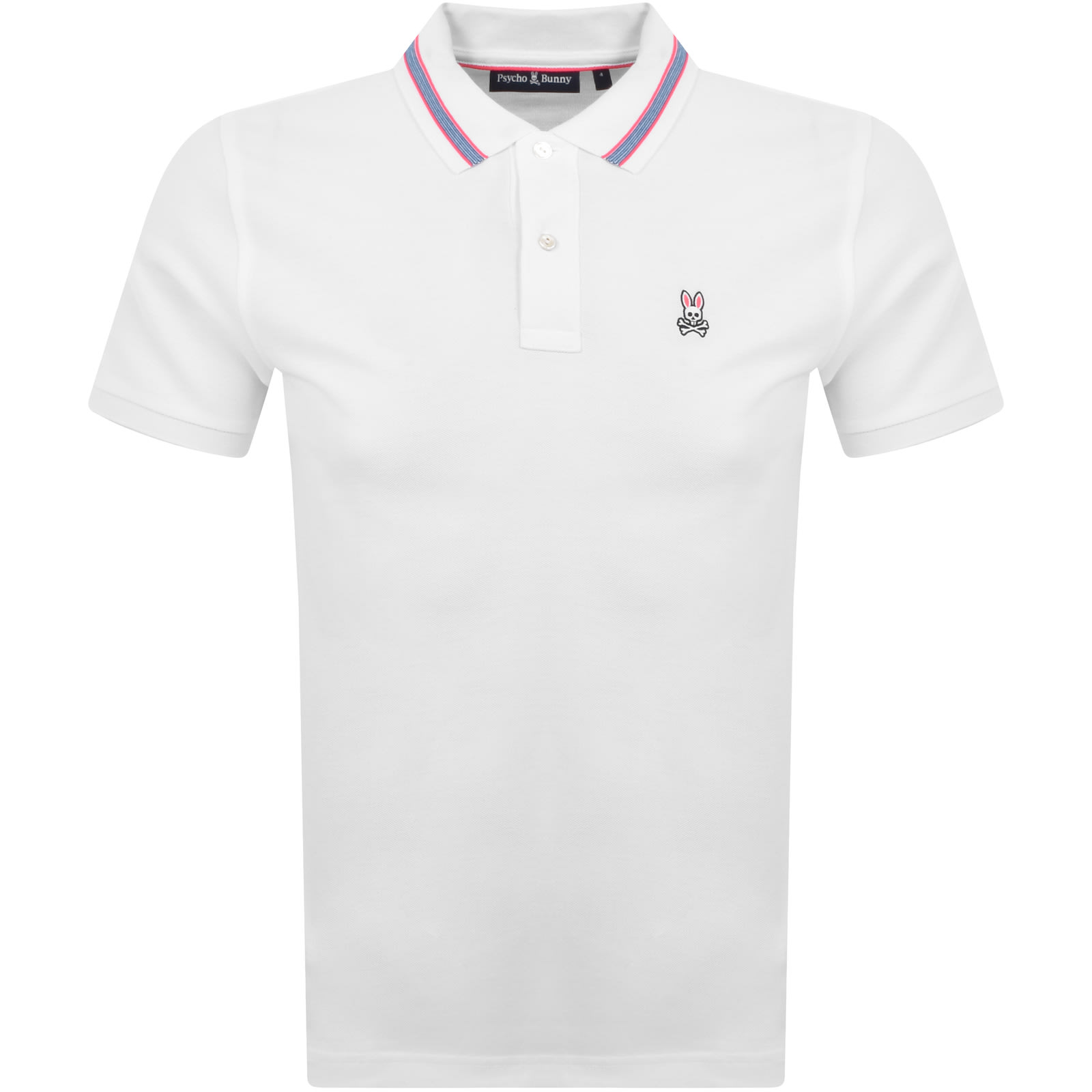 Shop Psycho Bunny Walter Polo T Shirt White