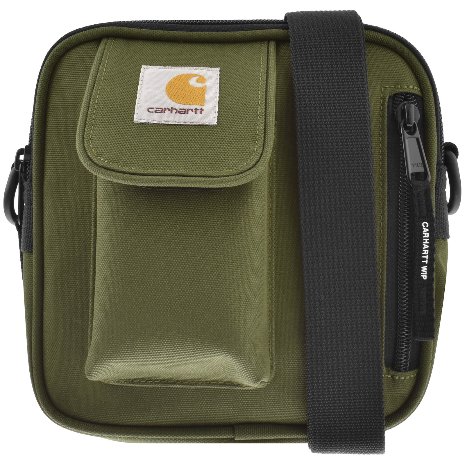 Shop Carhartt Wip Canvas Essentials Bag Green