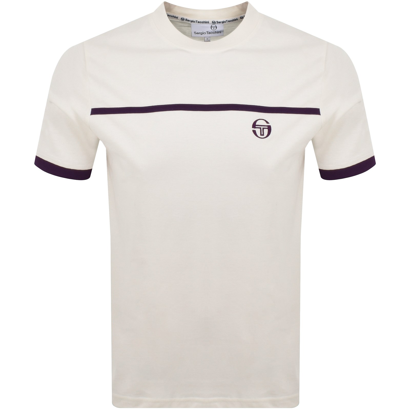 Shop Sergio Tacchini Wilding T Shirt Cream