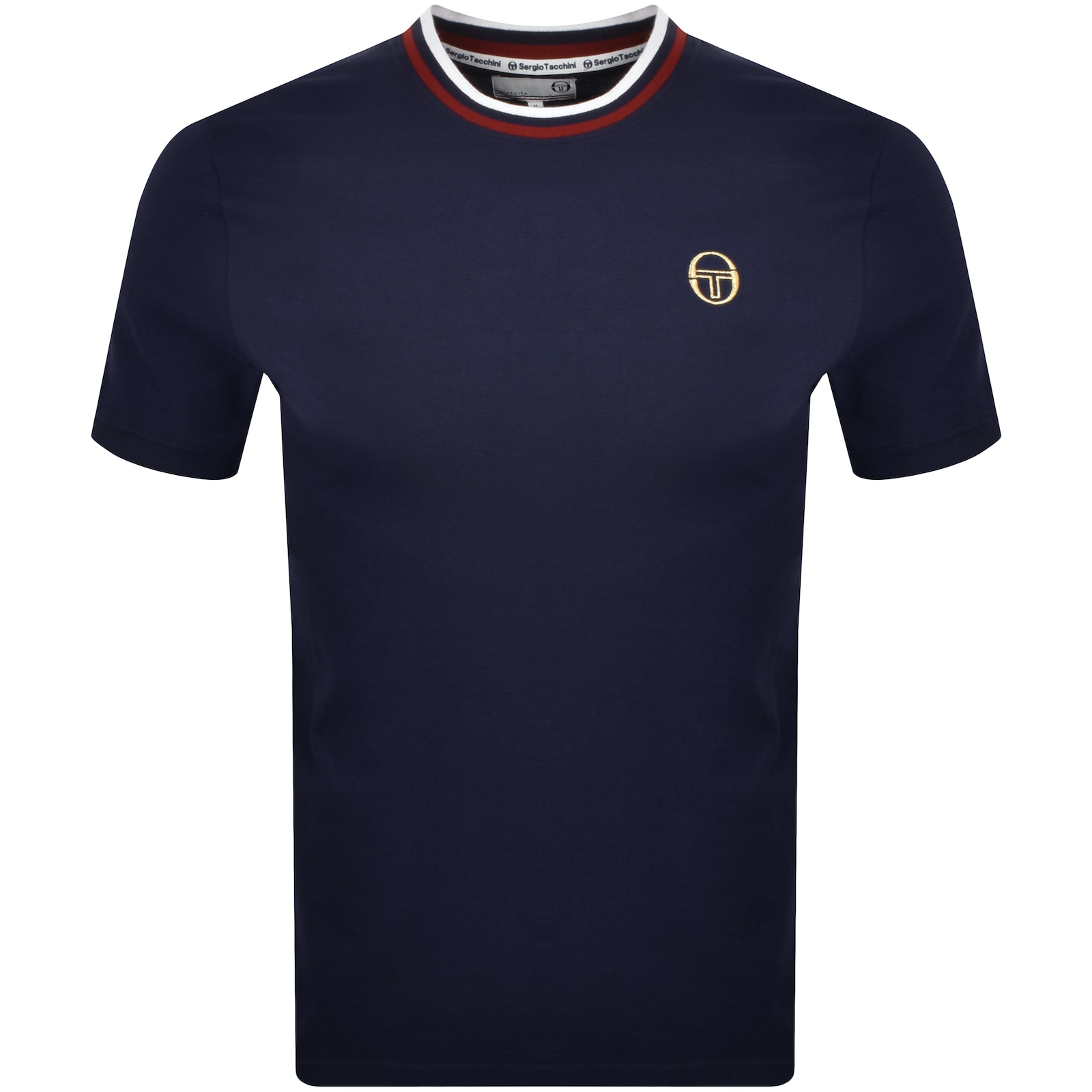 Shop Sergio Tacchini Rainer T Shirt Navy