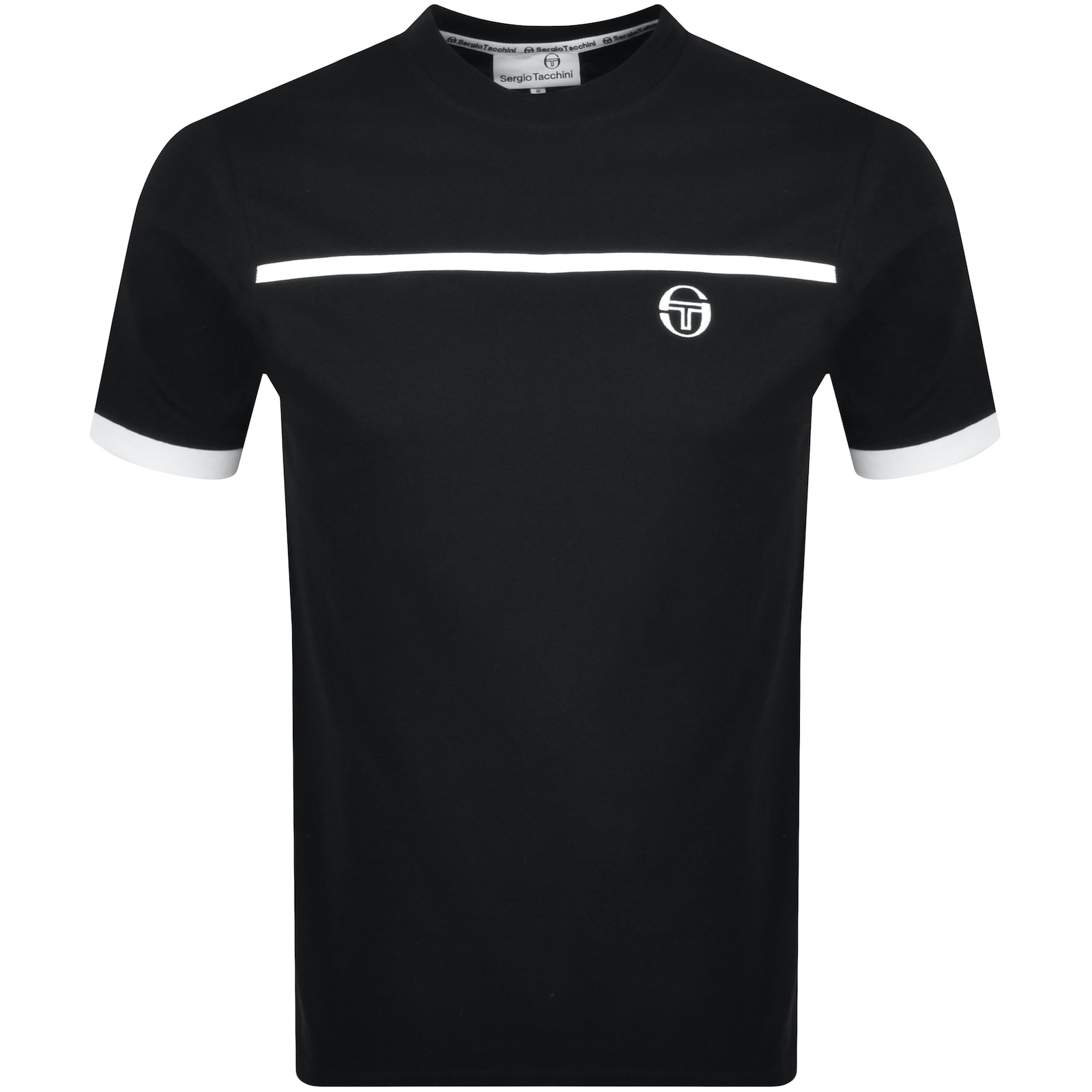 Shop Sergio Tacchini Wilding T Shirt Black