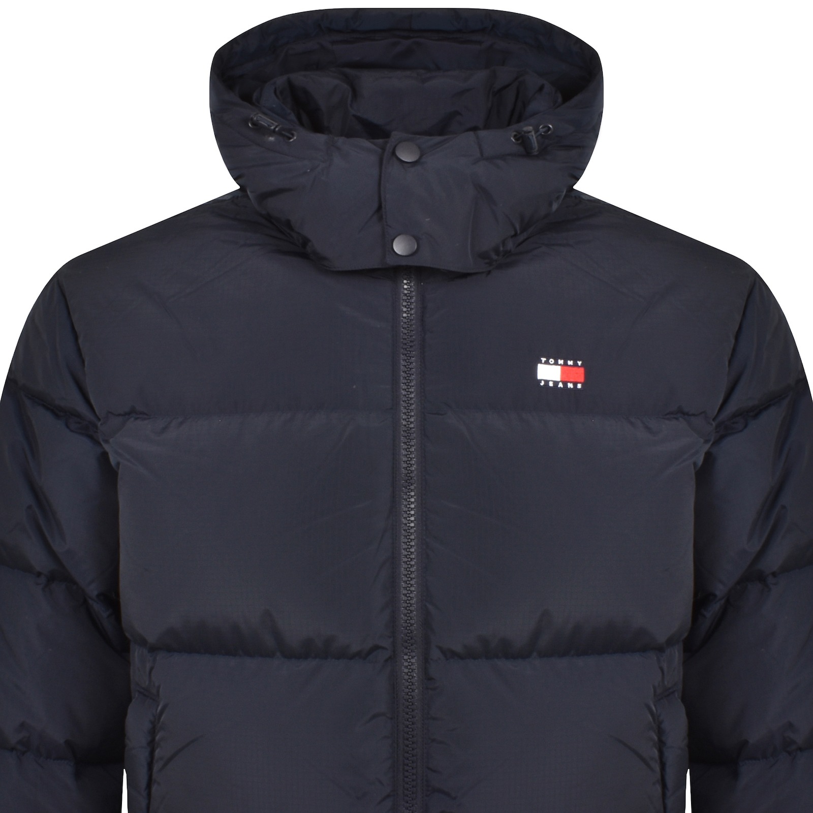 Shop Tommy Jeans Alaska Puffer Jacket Navy