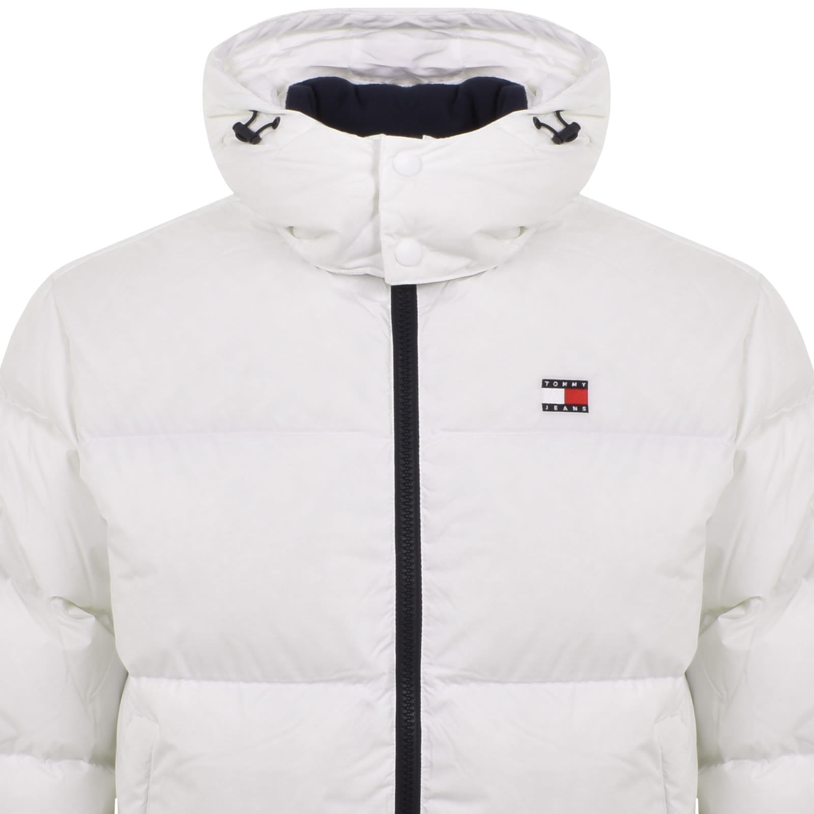 Shop Tommy Jeans Alaska Puffer Jacket White