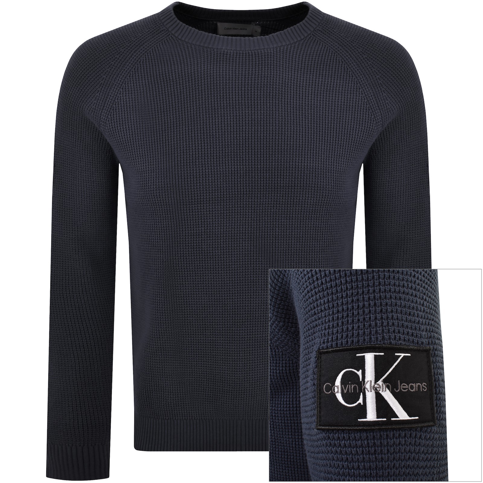 Calvin Klein Jeans Badge Easy Jumper Blue