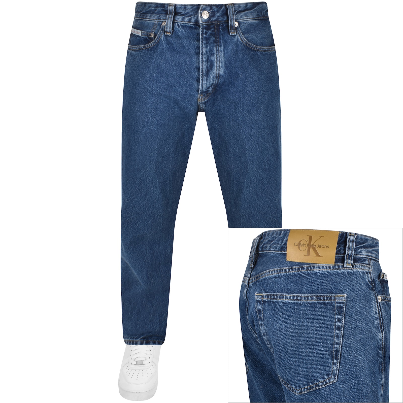 Calvin Klein Jeans Standard Straight Jeans Blue