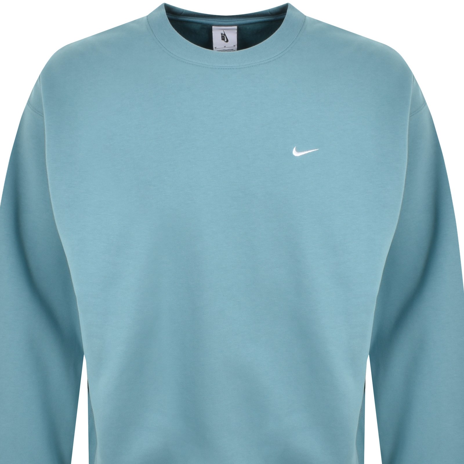 Shop Nike Solo Swoosh Sweatshirt Turquoise Blue