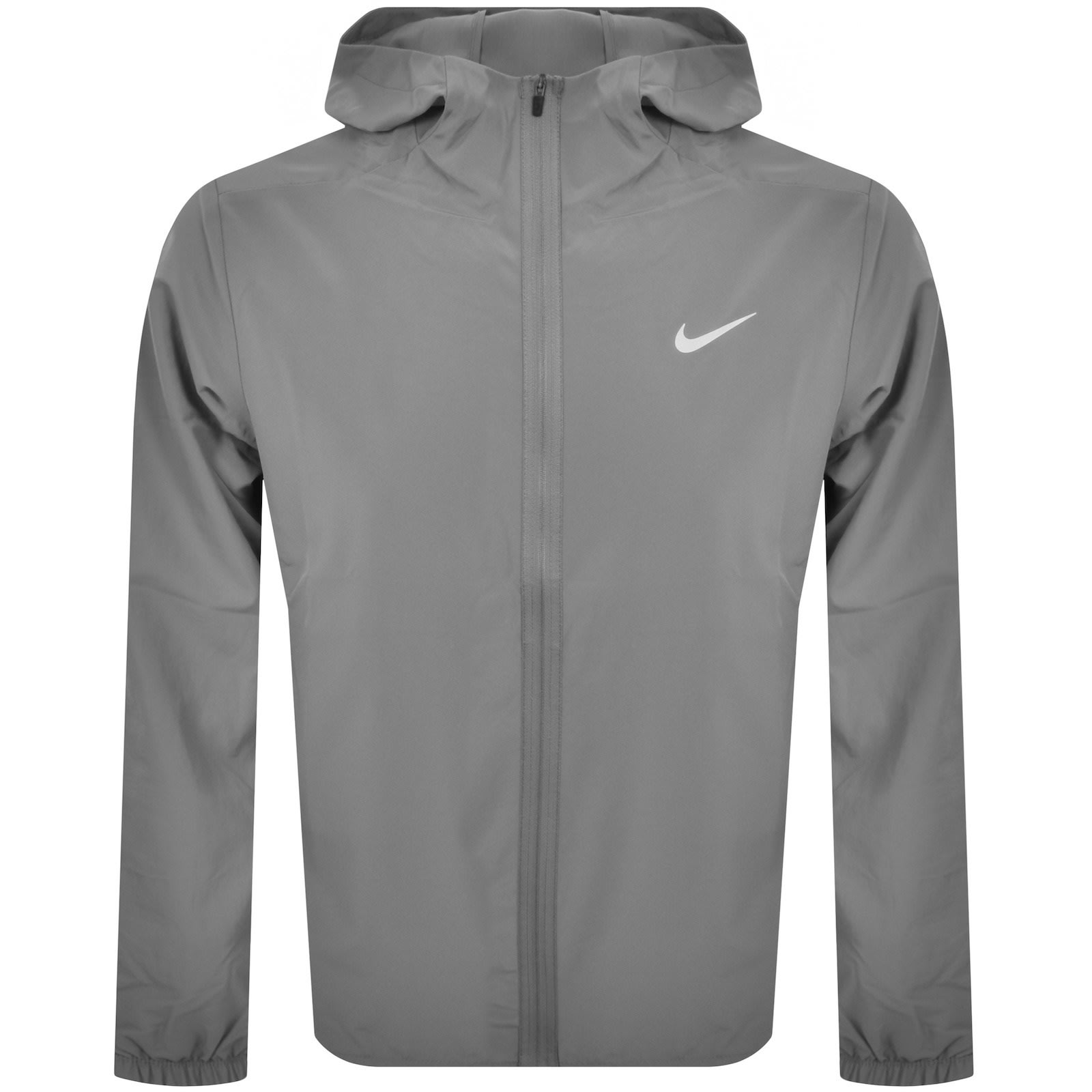 Shop Nike Training Hooded Fitness Jacket Grey