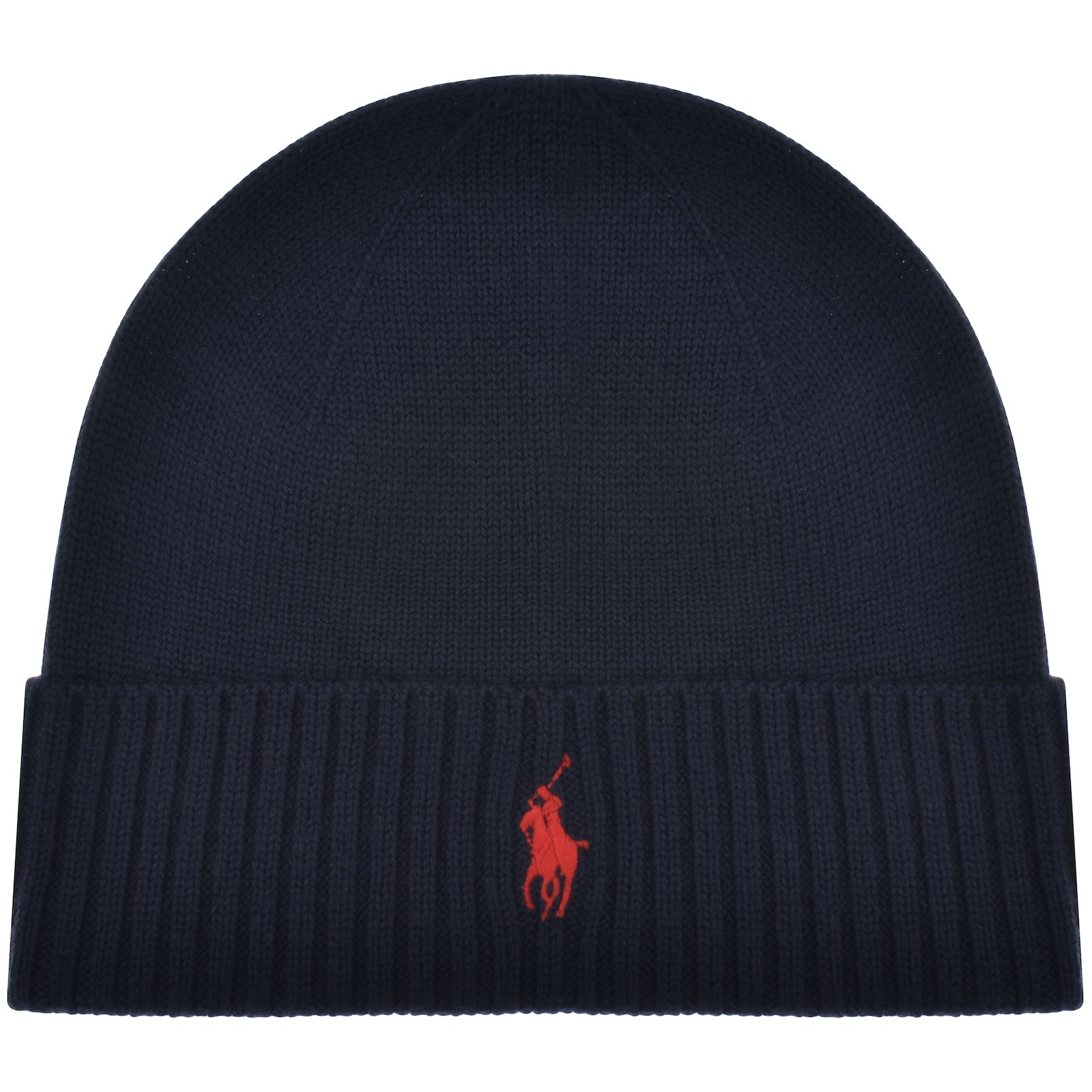 Shop Polo Ralph Lauren Ralph Lauren Beanie Hat Navy